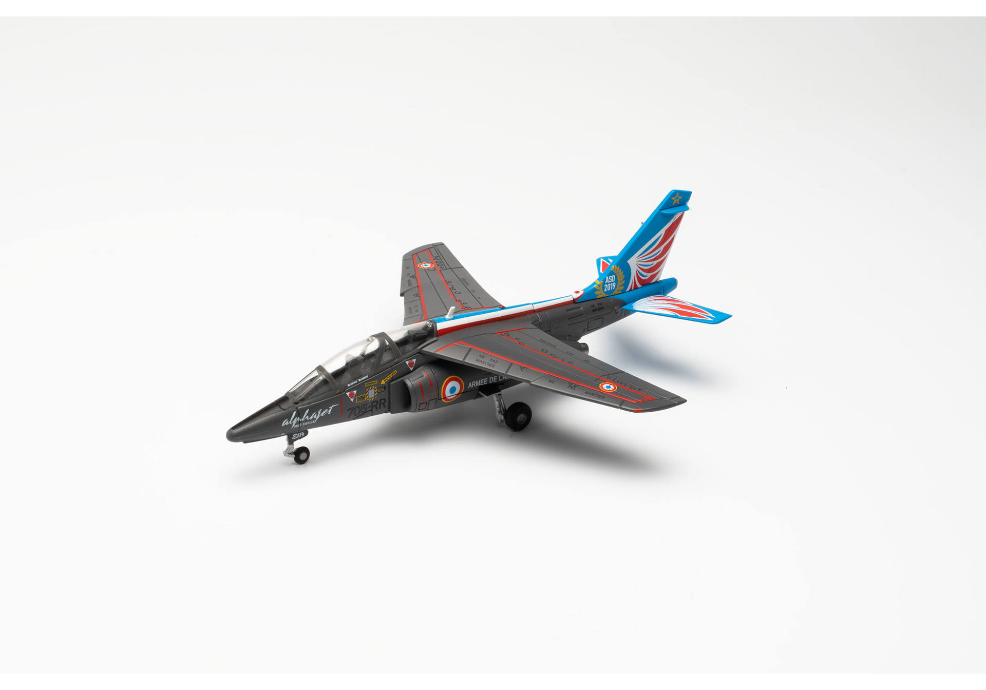 Herpa 580809 French Air Force Alpha Jet E – Solo Display Team Ecole de l‘Aviation de Chasse 314 “Christian Martell” 1:72