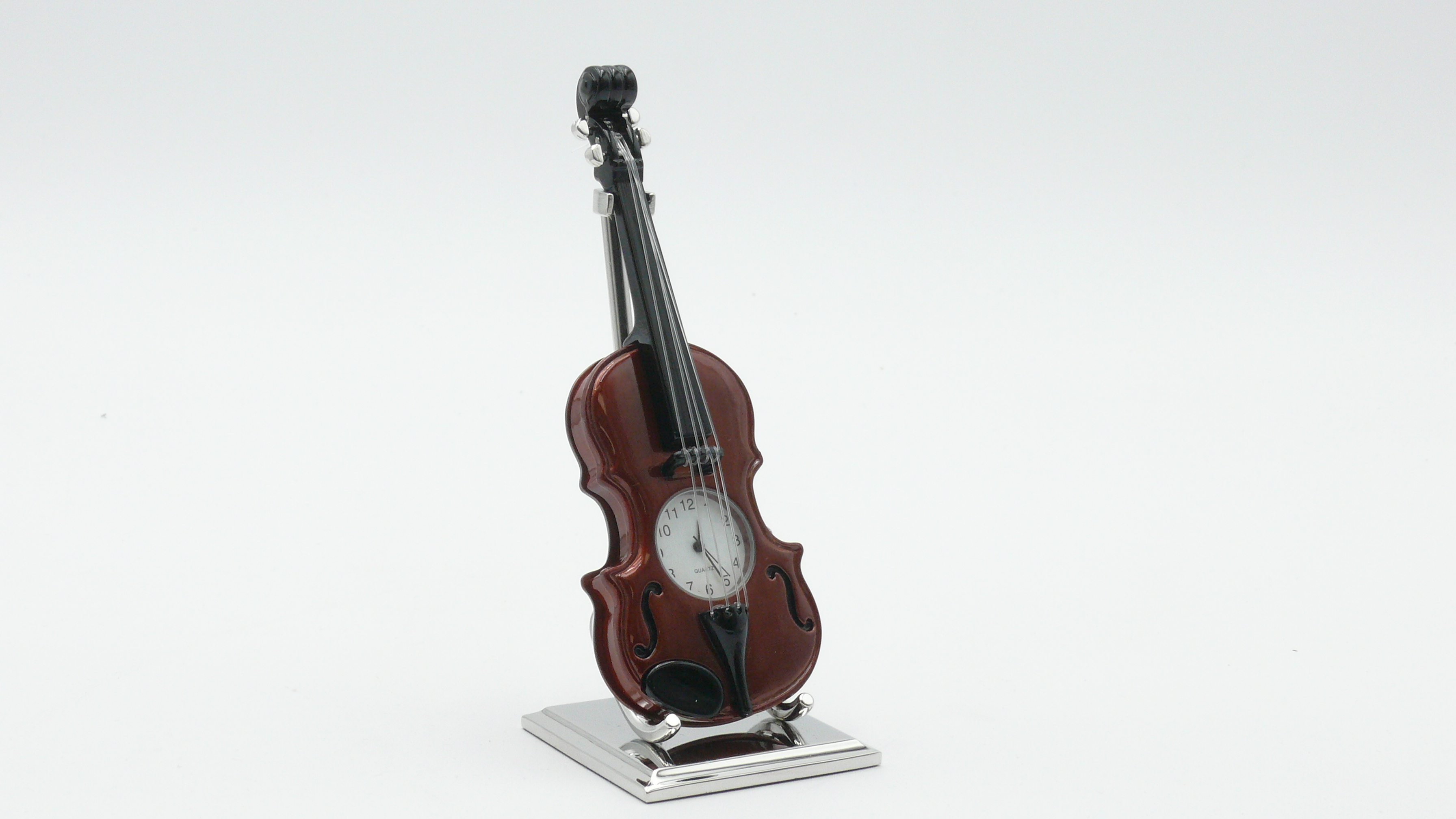 Violin Miniature Clock