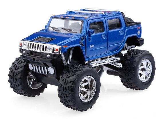  KINSMART 2005 Hummer H2 SUV Off Road - Red, Blue, Black, Yellow 1:40