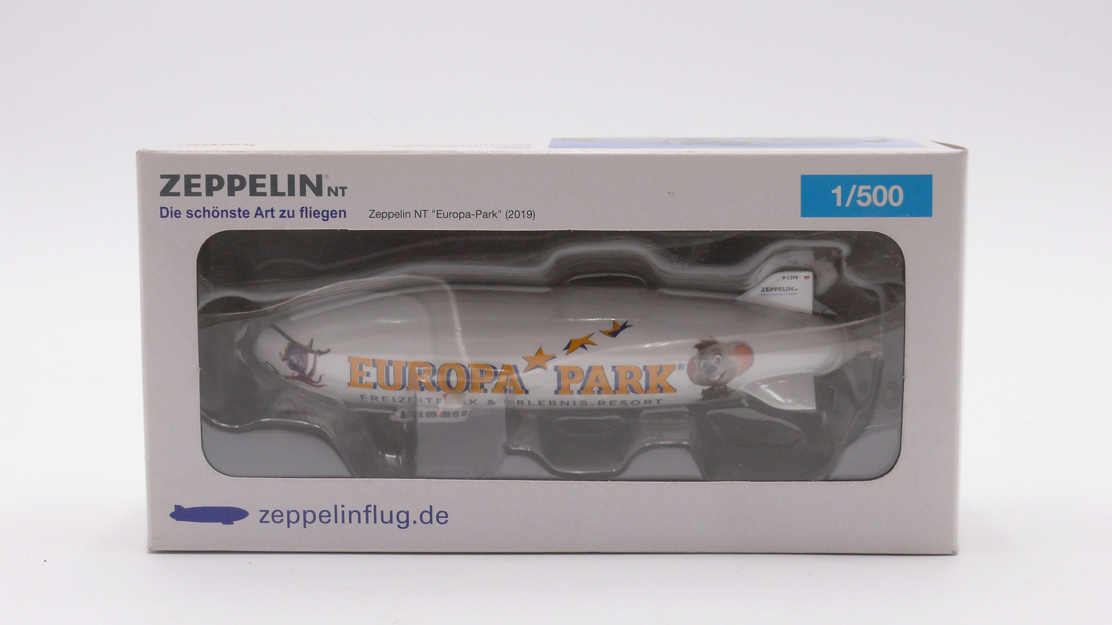 Herpa 533461 Zeppelin NT "Europa-Park 2019" D-LZFN 1:500