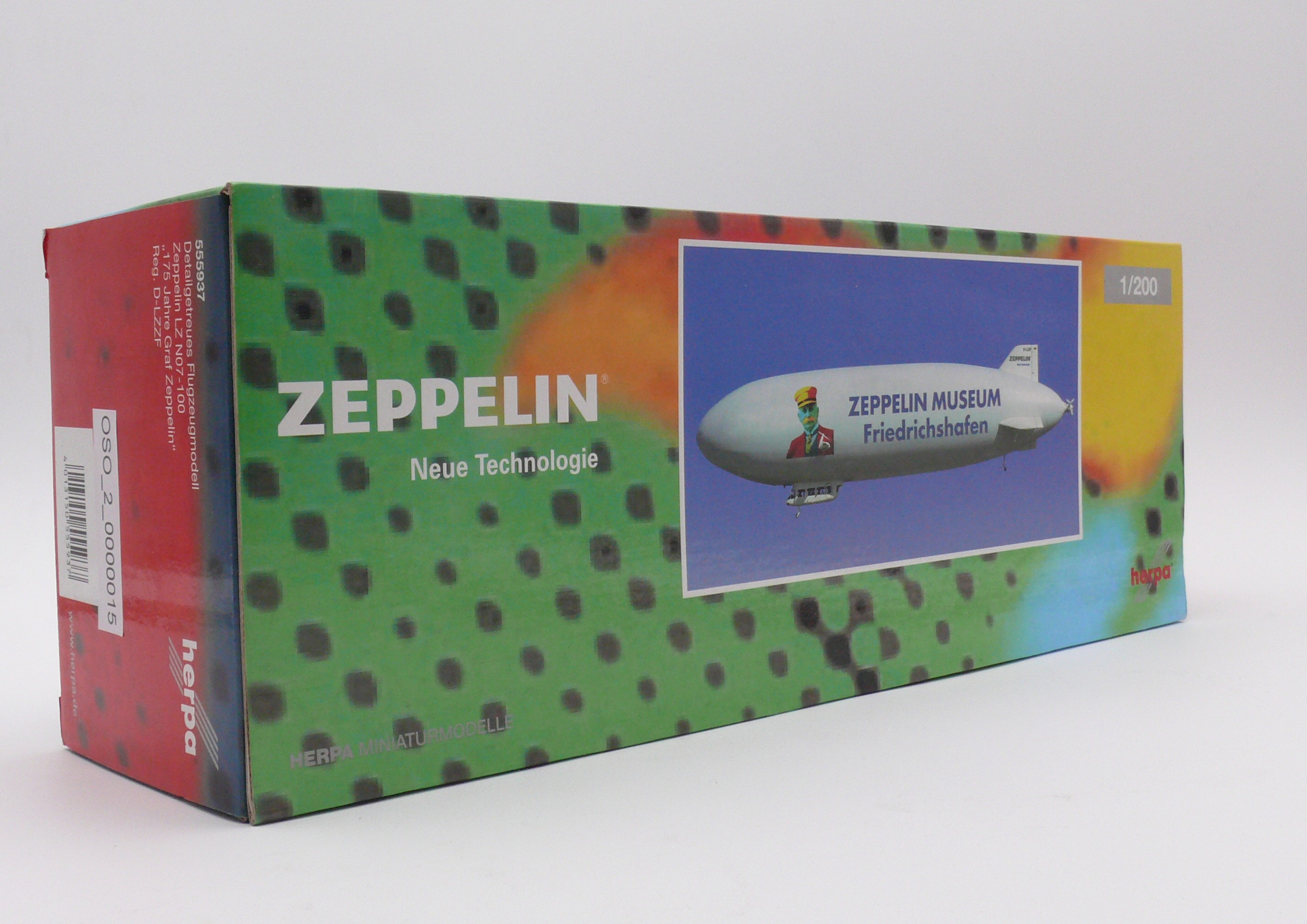 Herpa 555937 Zeppelin LZ N07-100 "175 Graf Zeppelin" D-LZZF 1:200