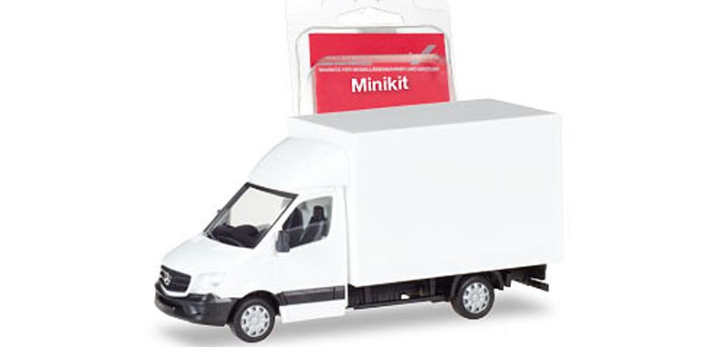 Herpa 013437 MiKi Mercedes Benz Sprinter Model H0 1:87