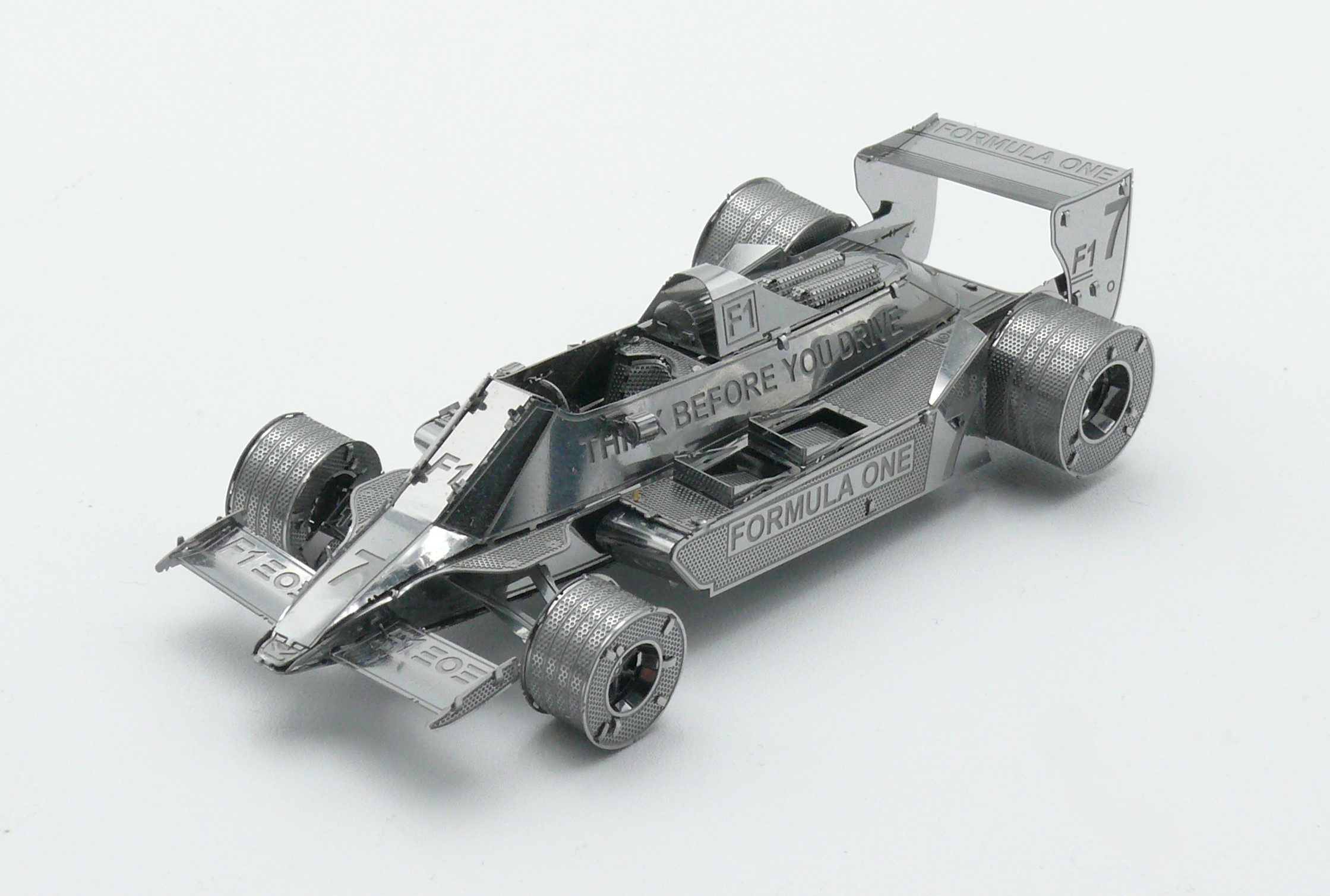 Mini 3D Metal Model Formula 1 Racecar F102