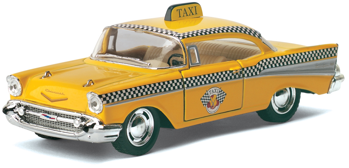 KINSMART 1957 Chevrolet Bel Air Taxi - 1:40 KINSMART 1957 Chevrolet Bel Air Taxi - 1:40