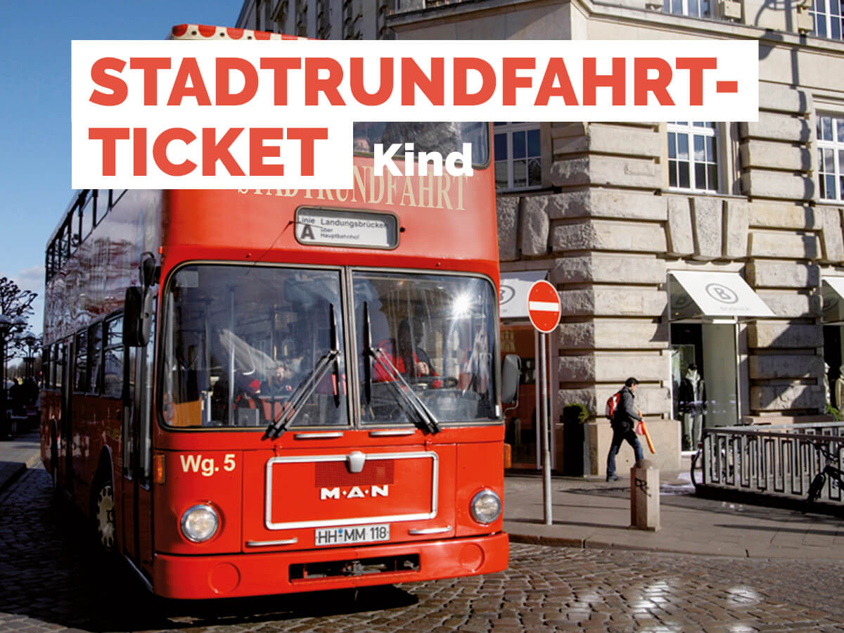 Ticket Bus City Tour Hamburg - Child (6-14) Ticket Bus City Tour Hamburg - Child (6-14)