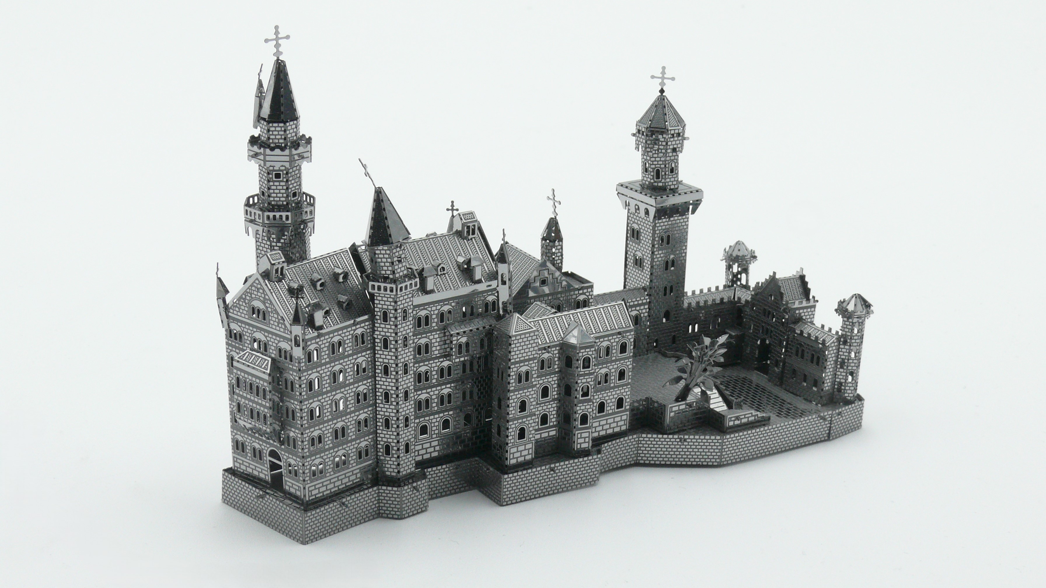 3D Metal Model Neuschwanstein Castle