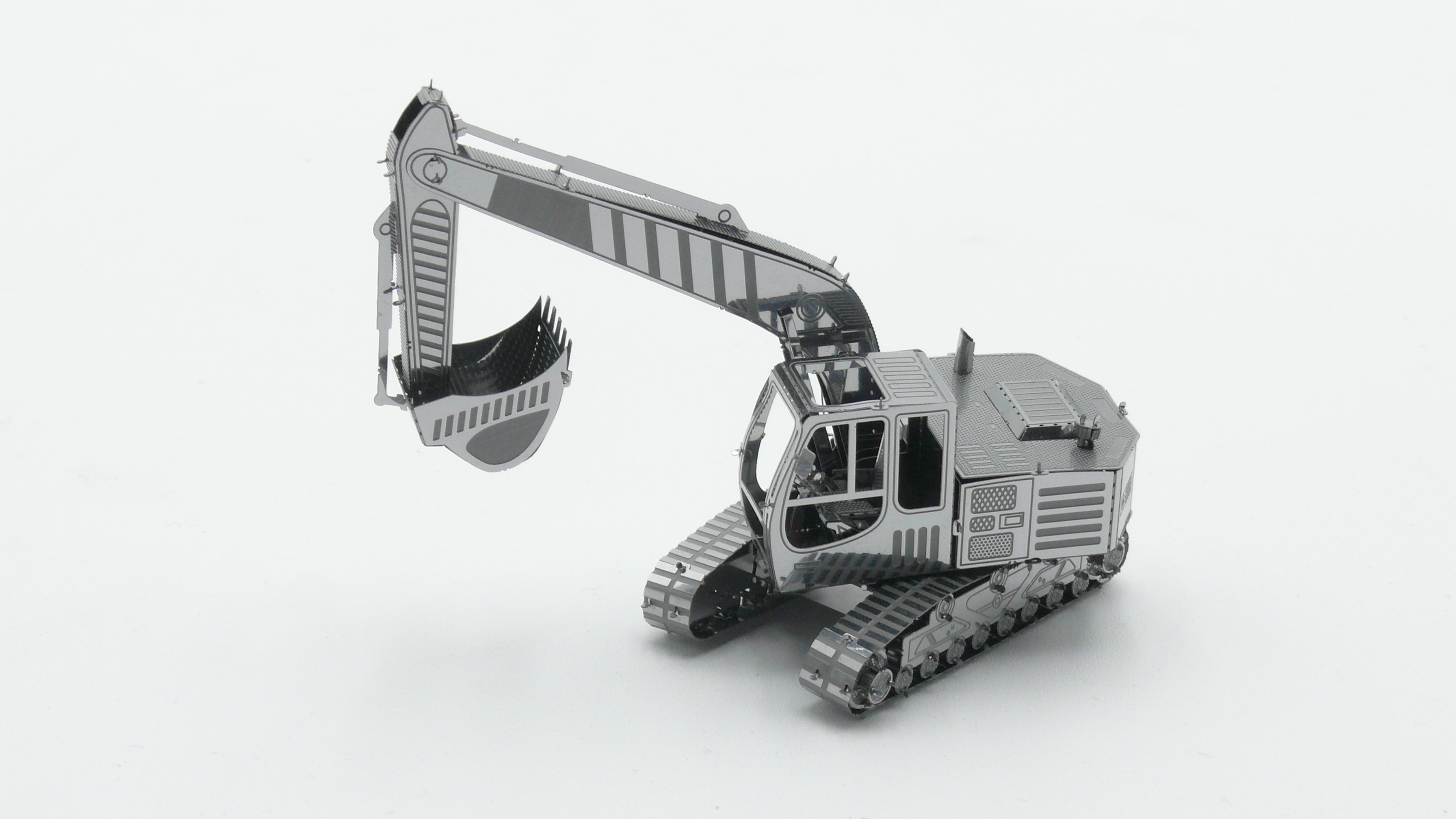 Mini 3D Metal Model Excavator