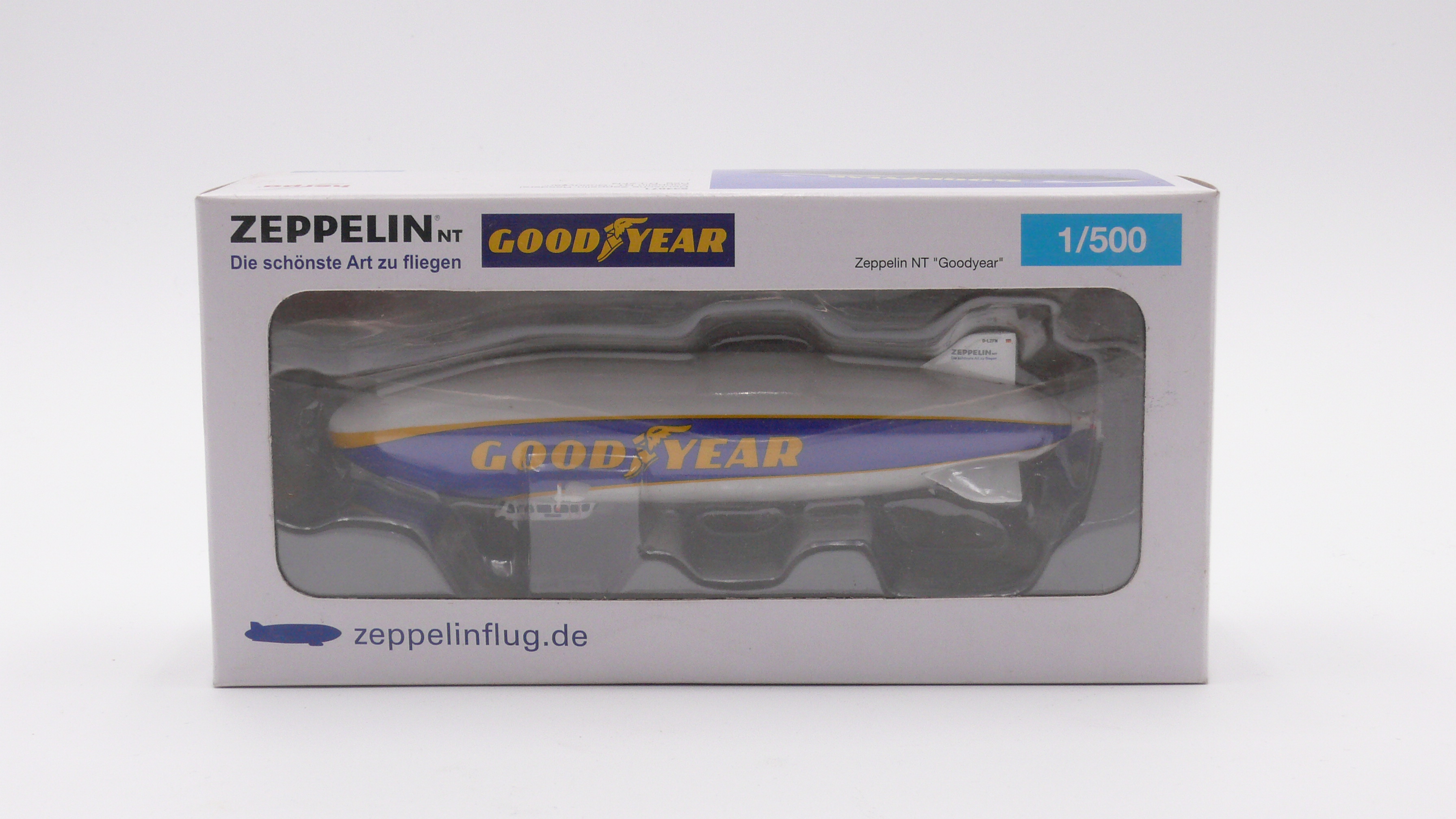 Herpa Zeppelin NT "Goodyear N1A Wingfoot One" WHITELABEL 1:500