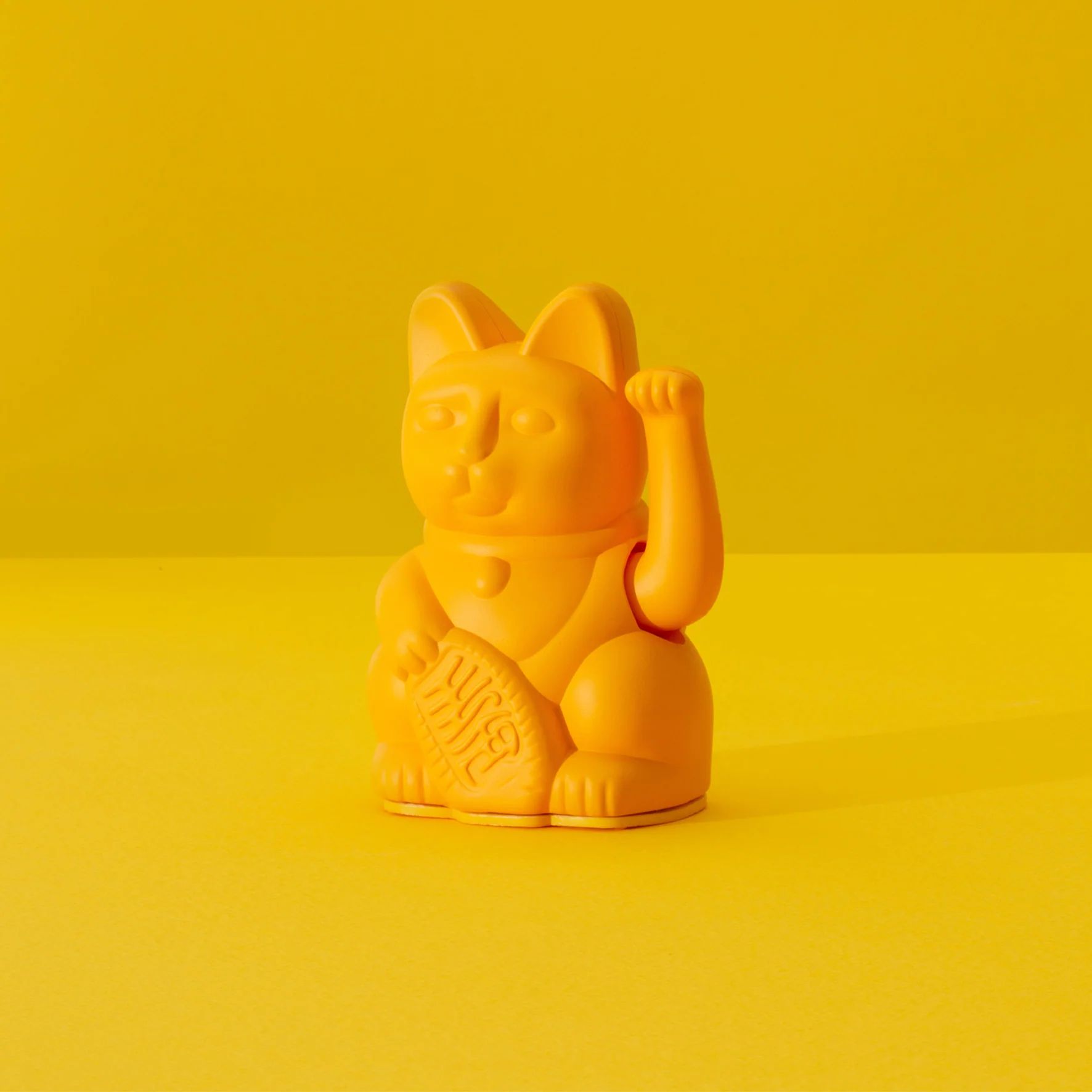 Winkekatze / Maneki Neko | Mini - Deep Yellow