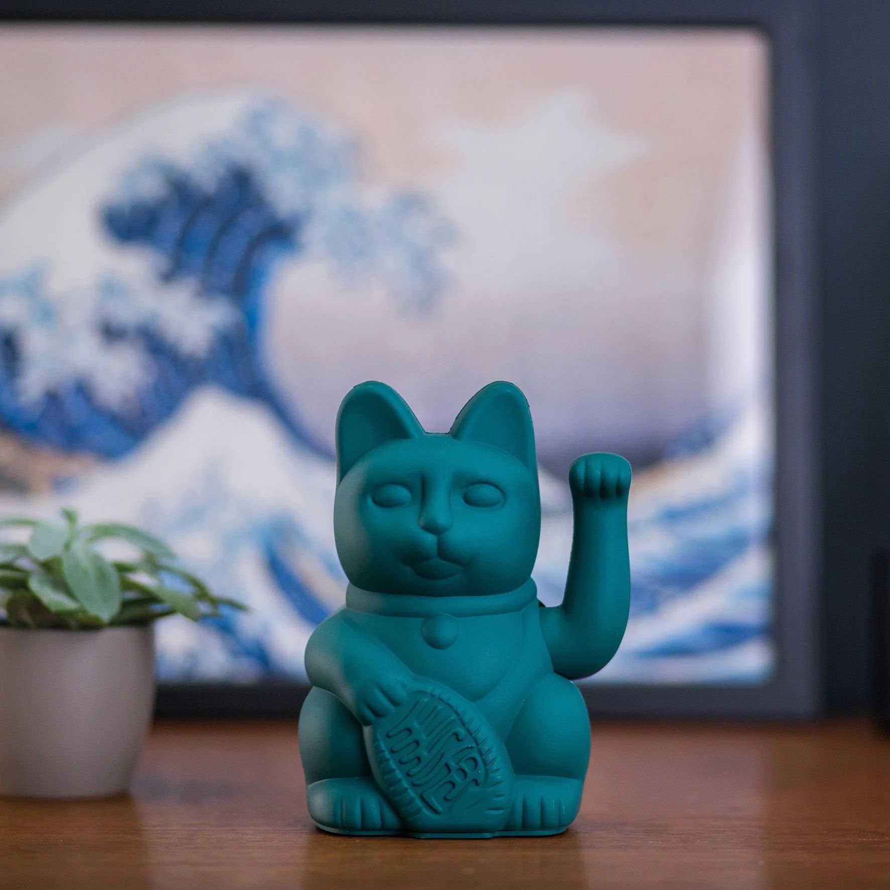 Winkekatze / Maneki Neko | Classic - Green Winkekatze / Maneki Neko | Classic - Green
