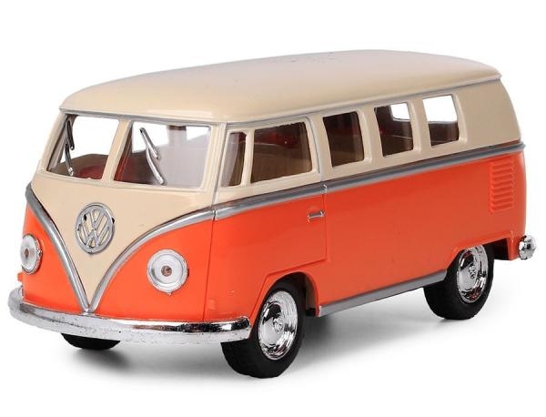  KINSMART 1962 VW Classical Bus Ivory Top - Various Colors 1:32