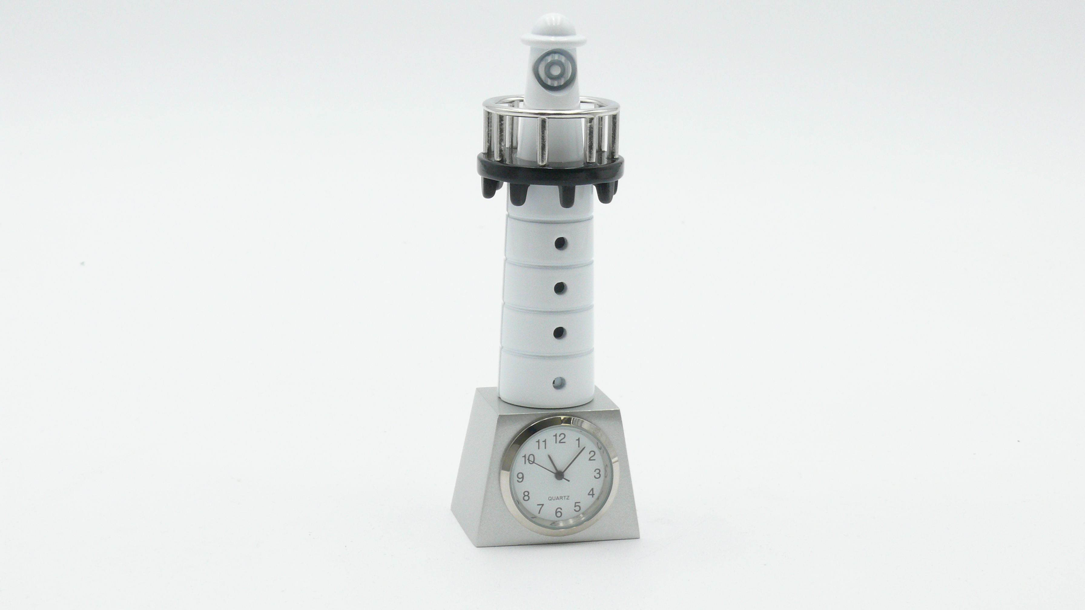 Miniatur-Uhr Leuchtturm
