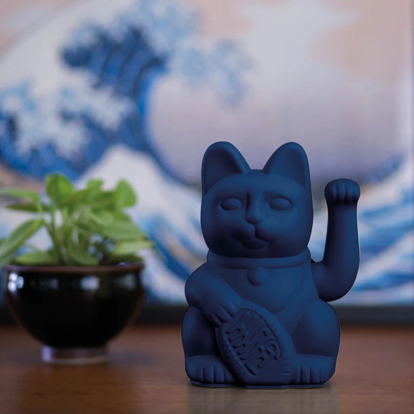 Winkekatze / Maneki Neko | Classic - Dark Blue