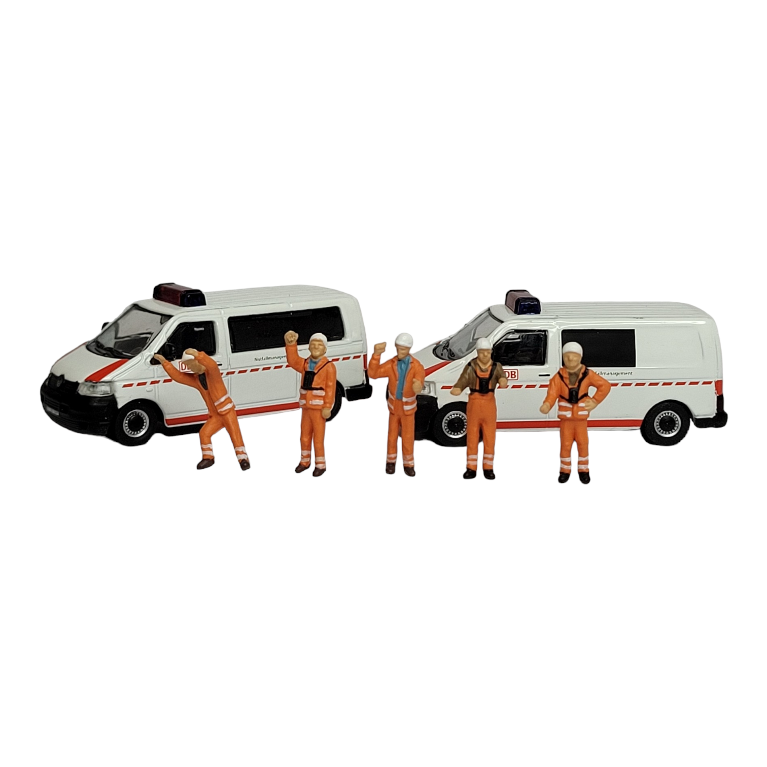 Schuco 452655500 Set 2x VW T5+Figuren DB Notfallmanagement