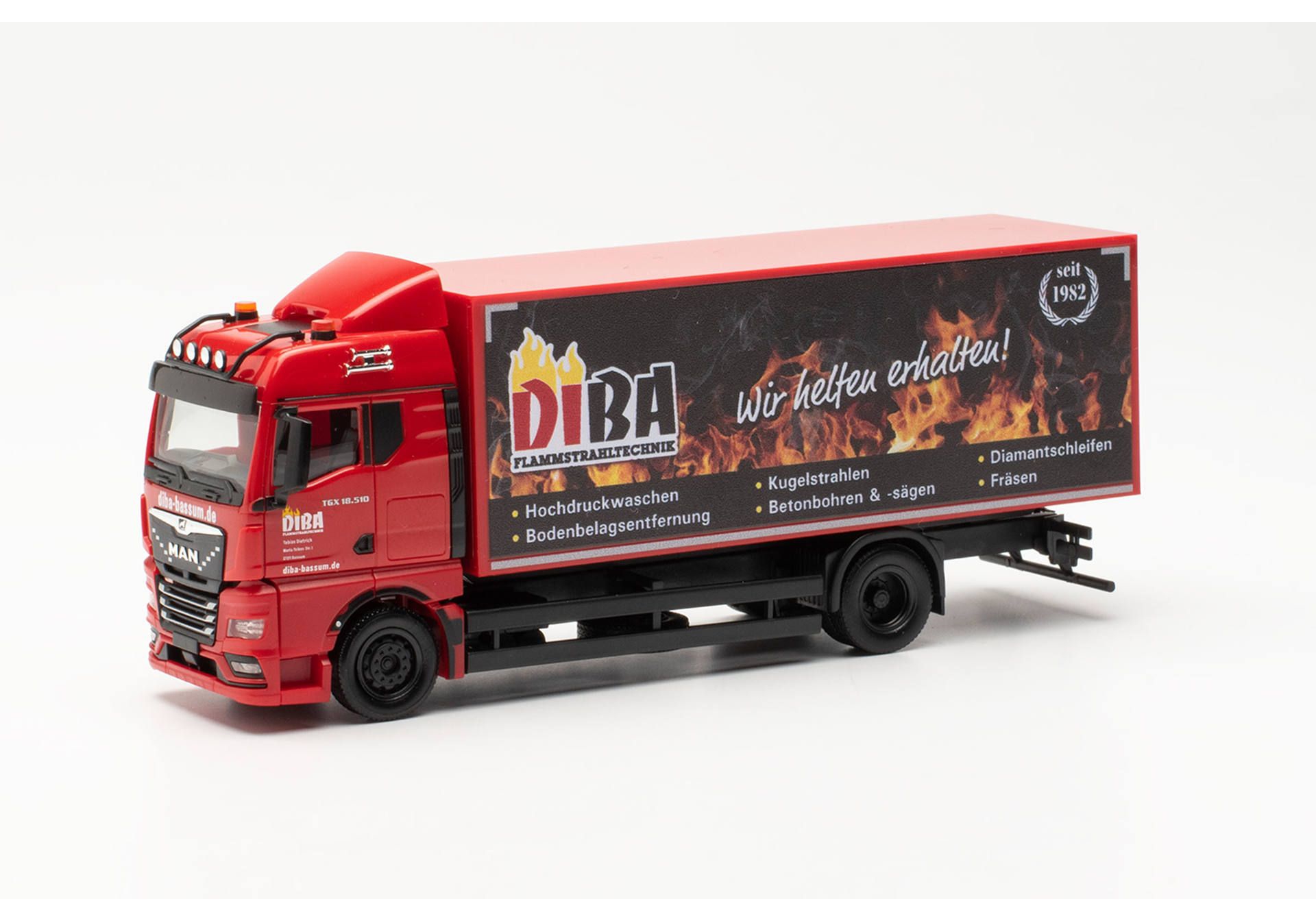 Herpa Herpa 953955 MAN TGX GM Truck "DIBA" Model H0 1:87