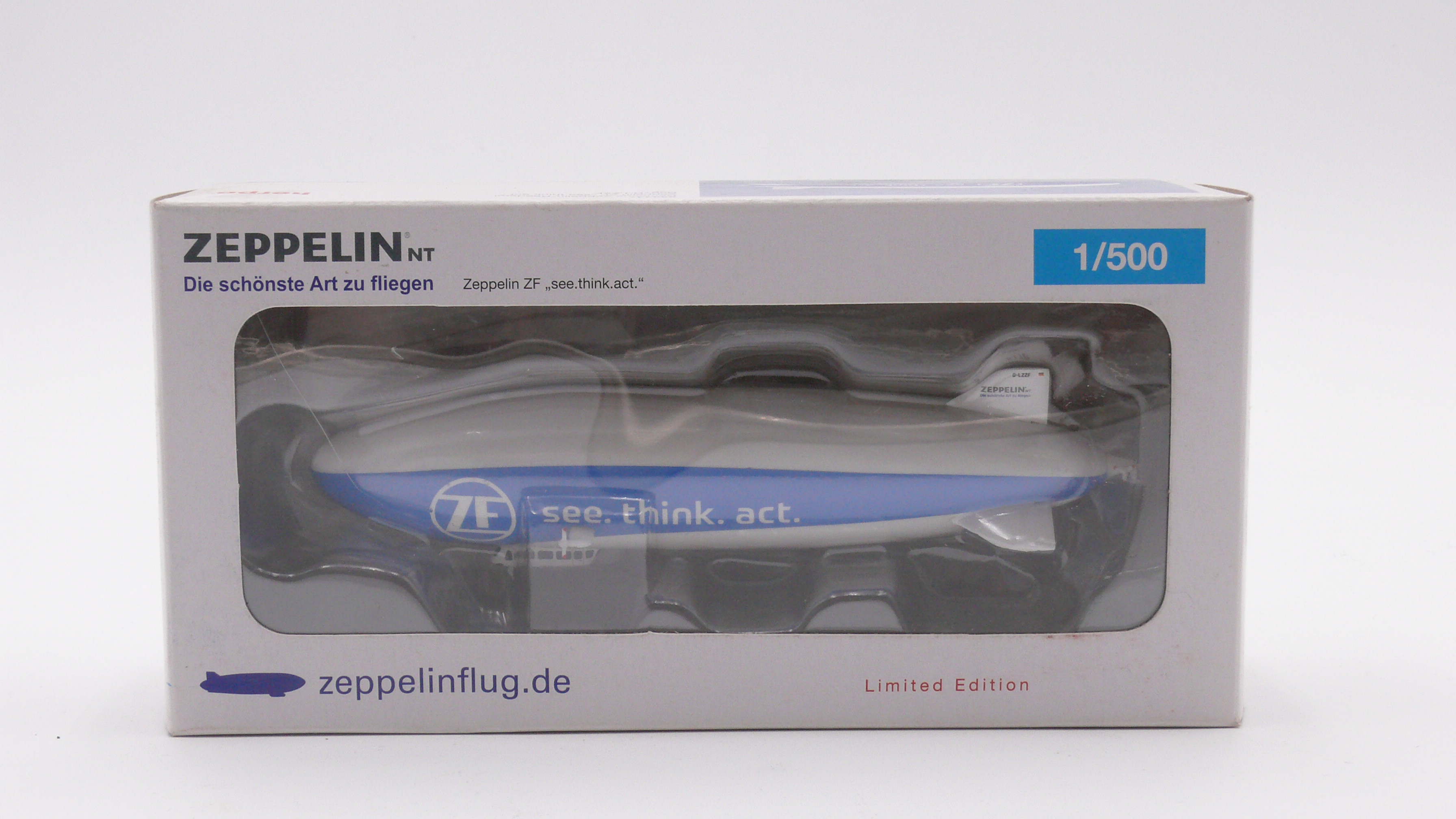 Herpa 533447 Zeppellin NT ZF "see.think.act" D-LZZF 1:500