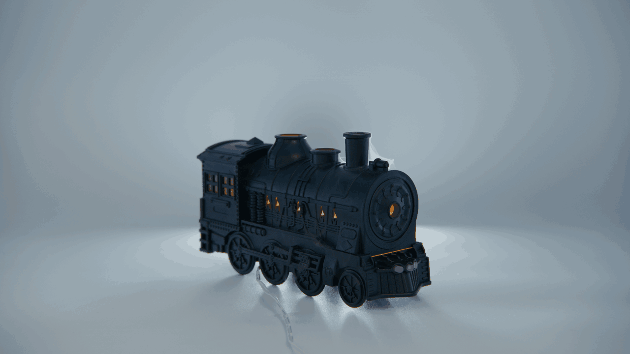 Eisenbahnset mit Dampf-Effekt