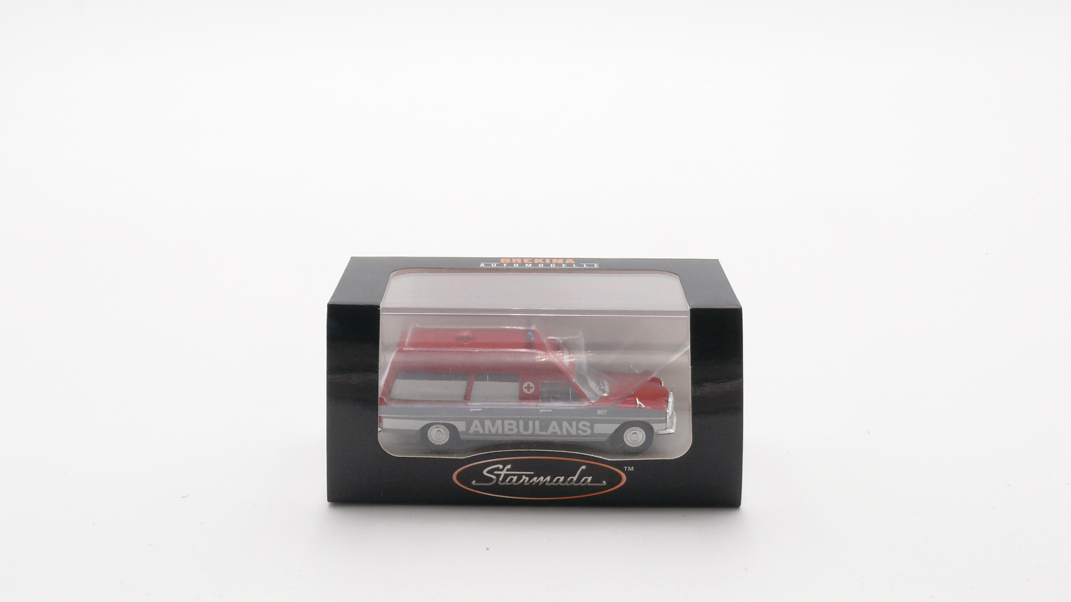 Brekina 13816 Mercedes Benz /8 KTW "Malmö Brandkar 907" 1:87