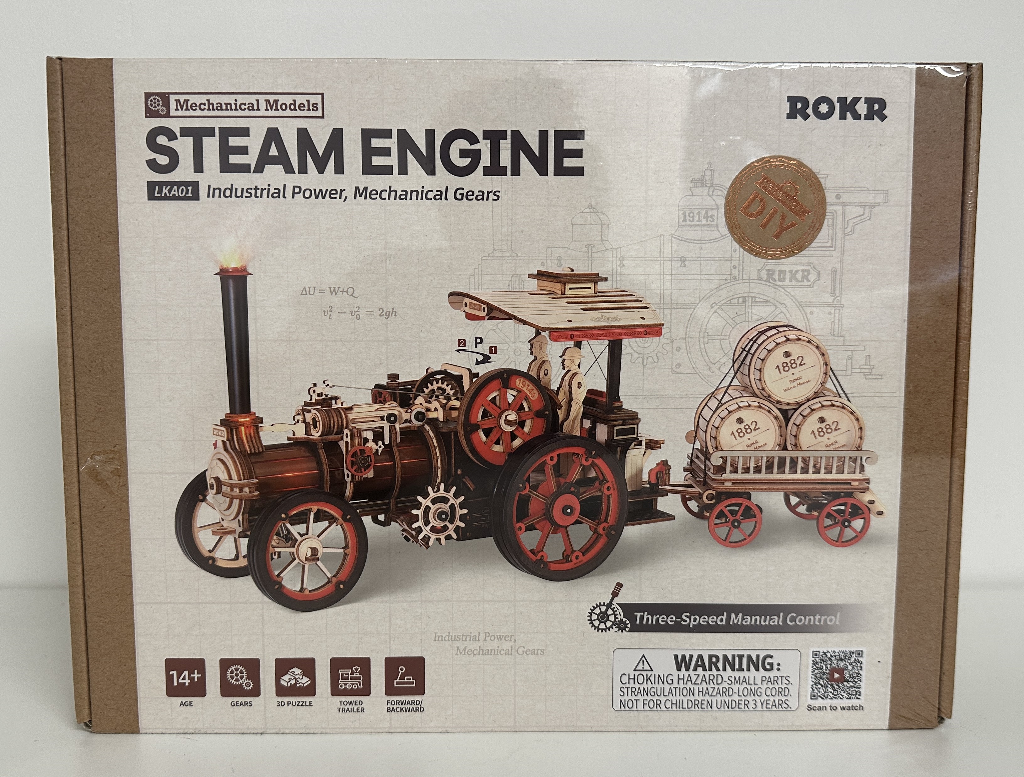 Holzbausatz - Steam Engine - LKA01 Holzbausatz - Steam Engine - LKA01