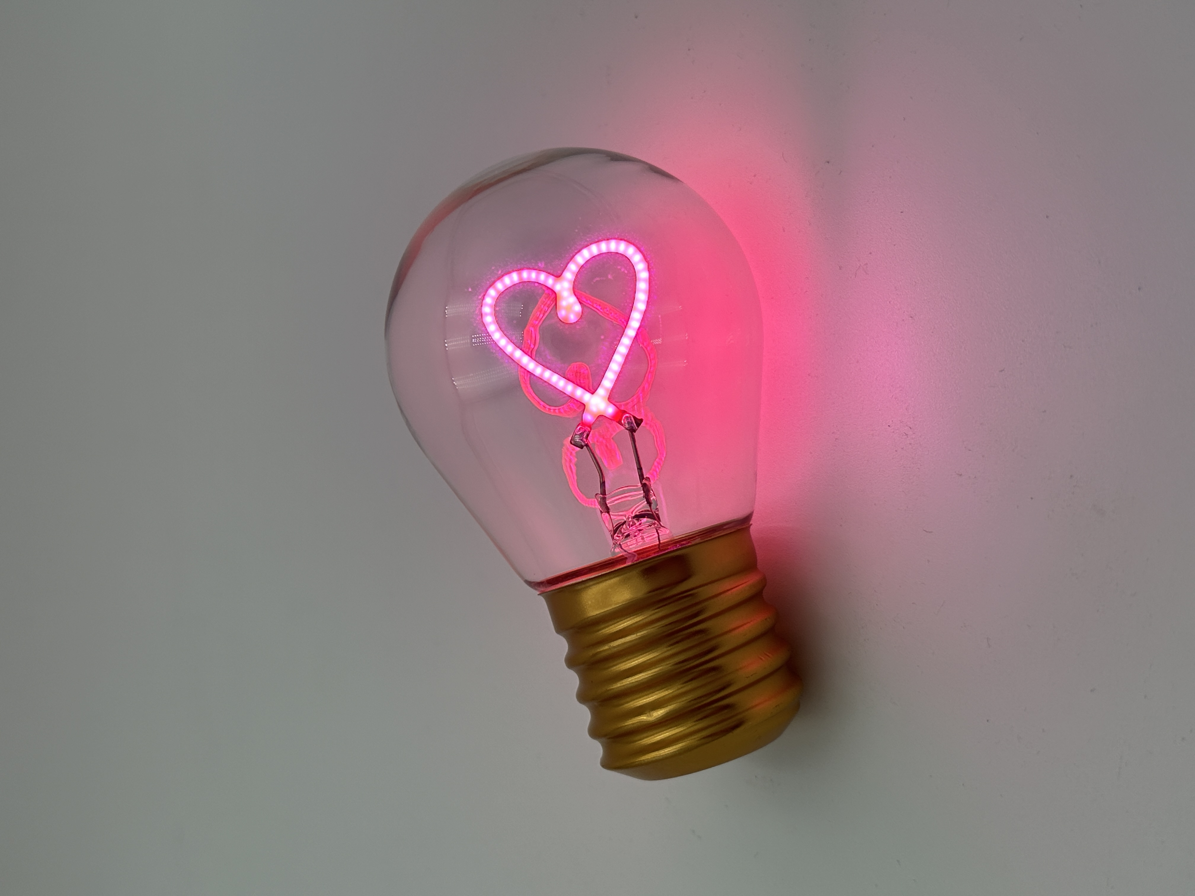 LED Glühbirne - Herz