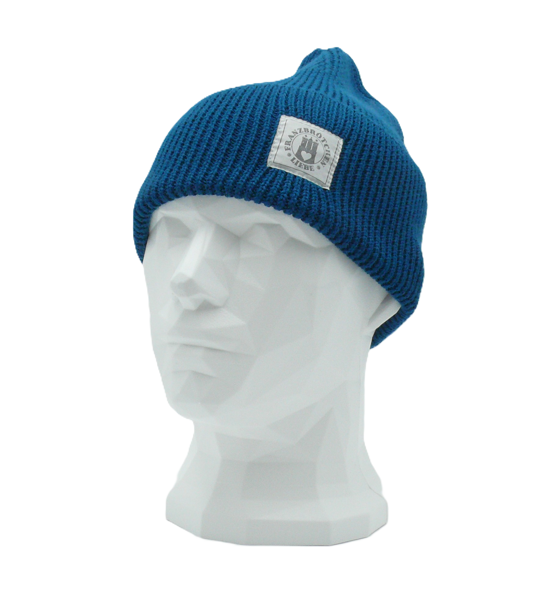 Franzbrötchenliebe Mütze "Alster" - turquoise