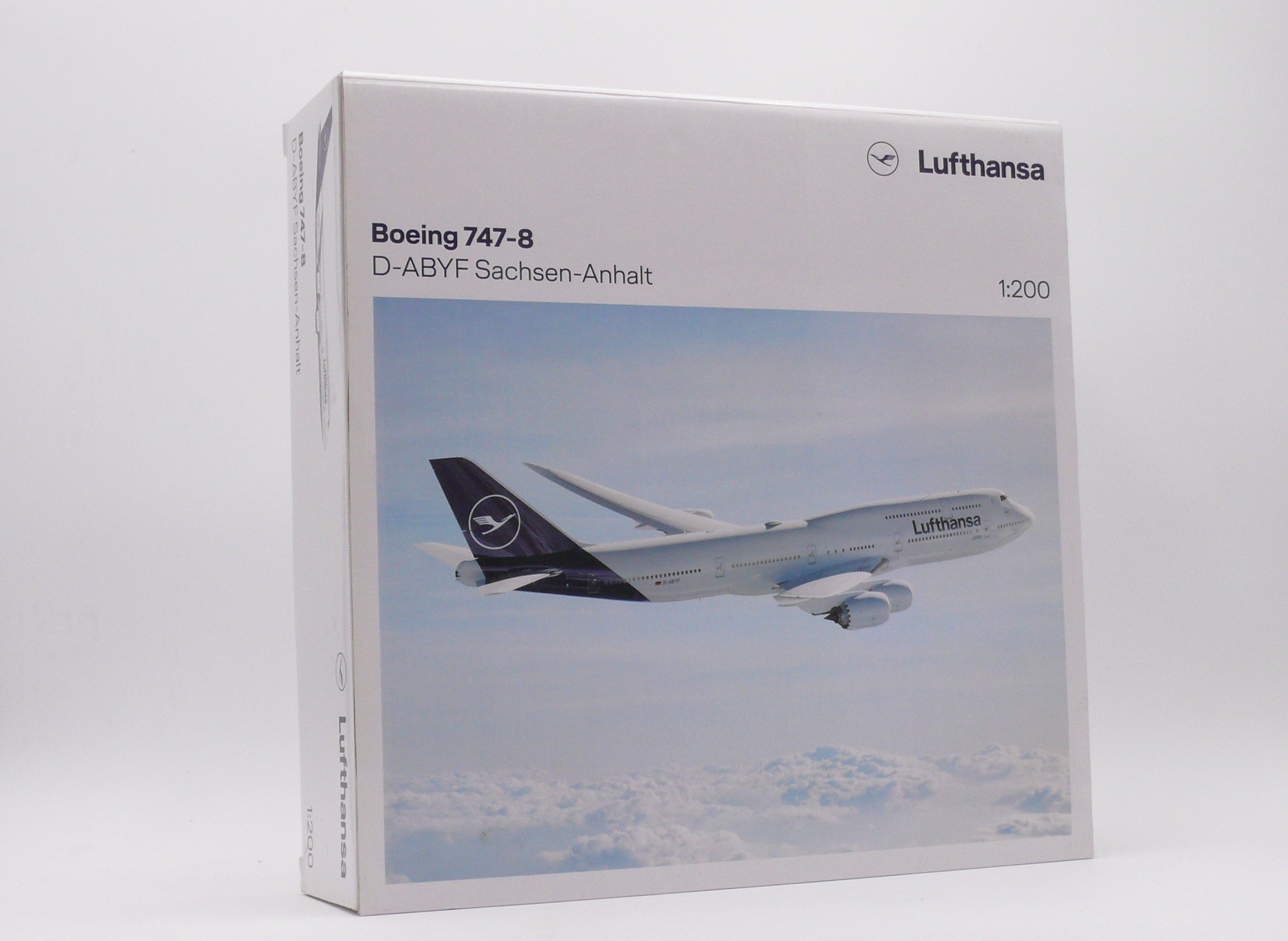 Herpa 559188 Boeing 747-8 Lufthansa "Sachsen Anhalt" D-ABYF 1:200