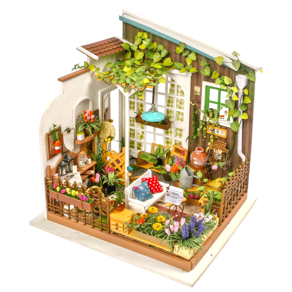 item-picture-front Miller's Flower House - Bausatz DIY - Robotime ROLIFE DG108