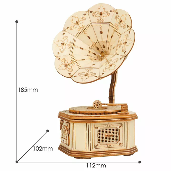 Holzbausatz - ROKR Robotime - Gramophone - TG408