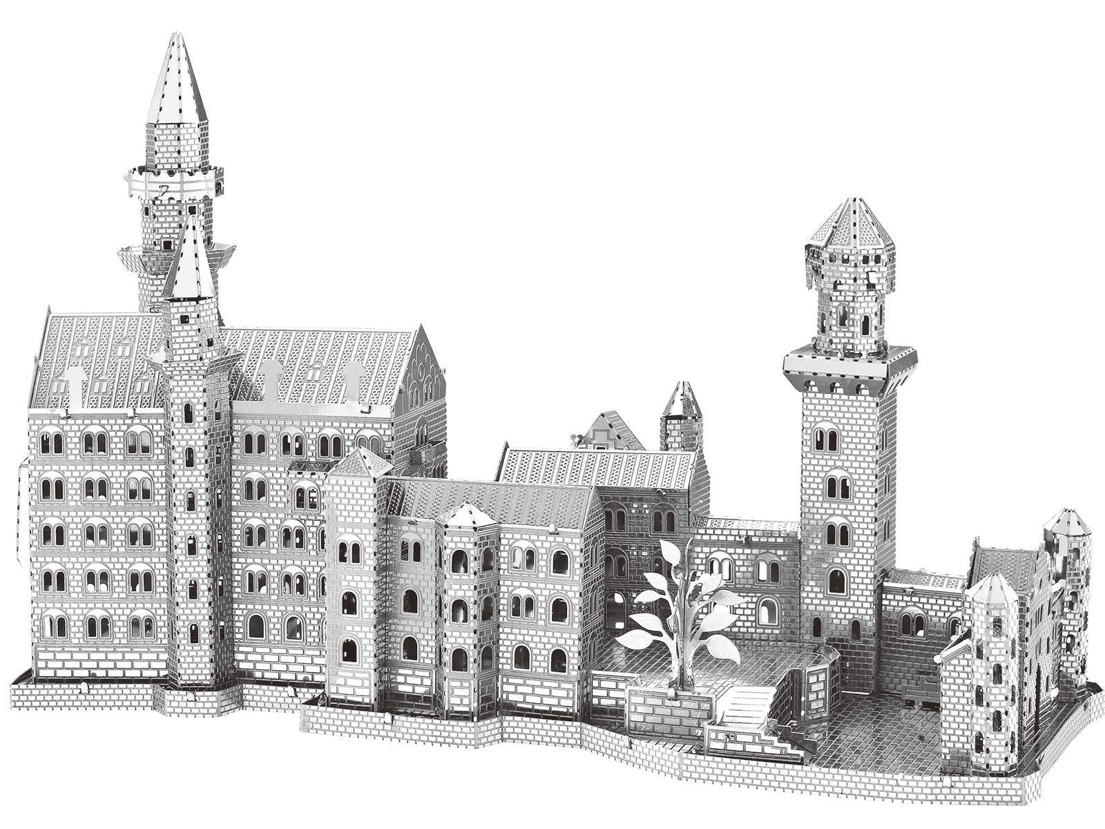 Mini 3D Metal Model Neuschwanstein Castle