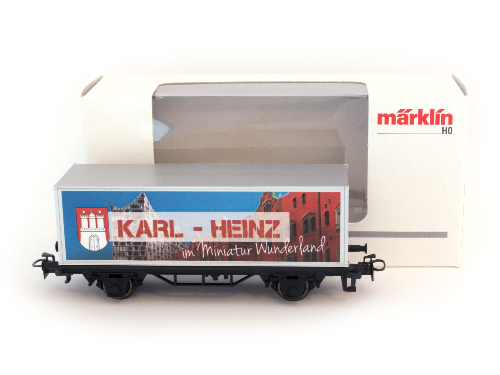 Miniatur Wunderland / Märklin H0 special wagon with YOUR NAME Miniatur Wunderland / Märklin H0 special wagon with YOUR NAME