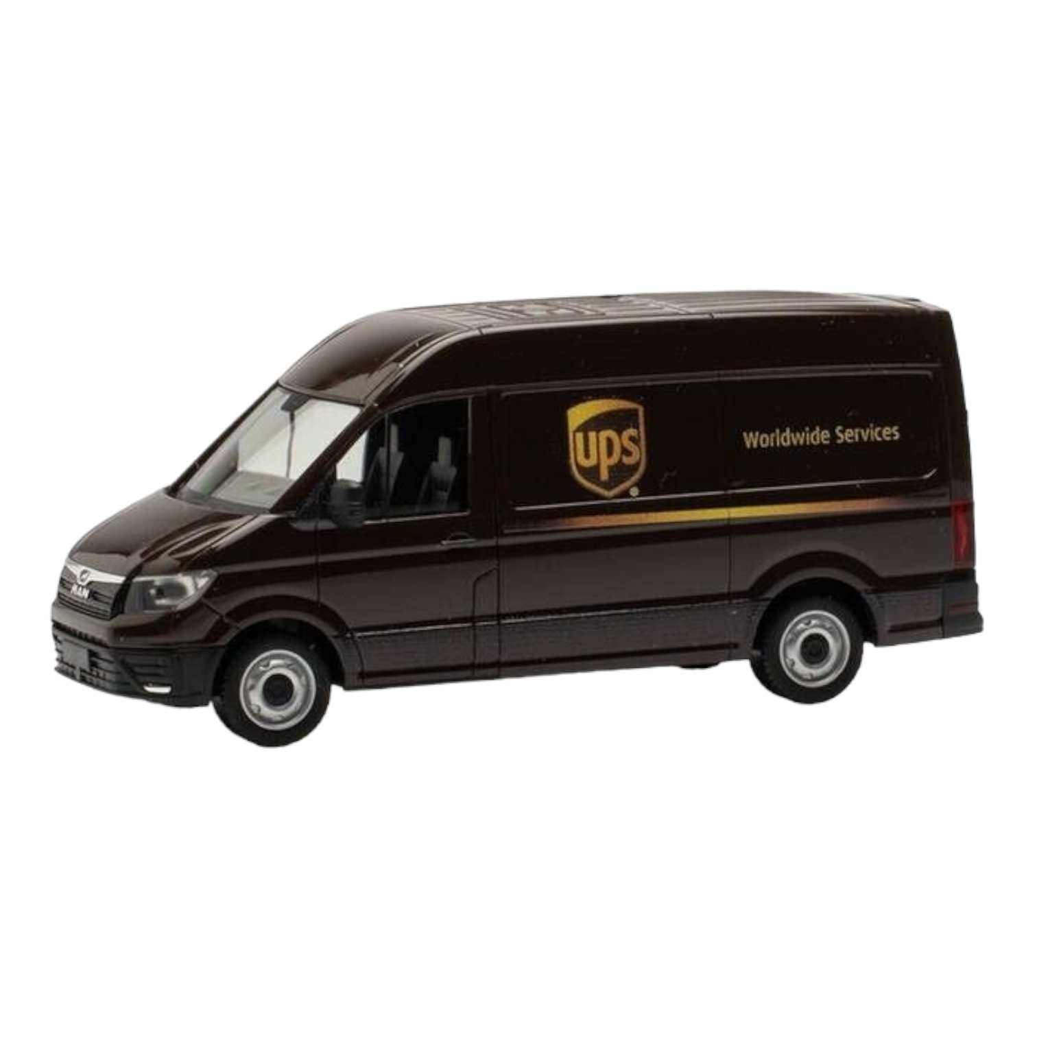 Herpa 97123 MAN TGE Kasten UPS Worldwide Services Modellfahrzeug H0 1:87