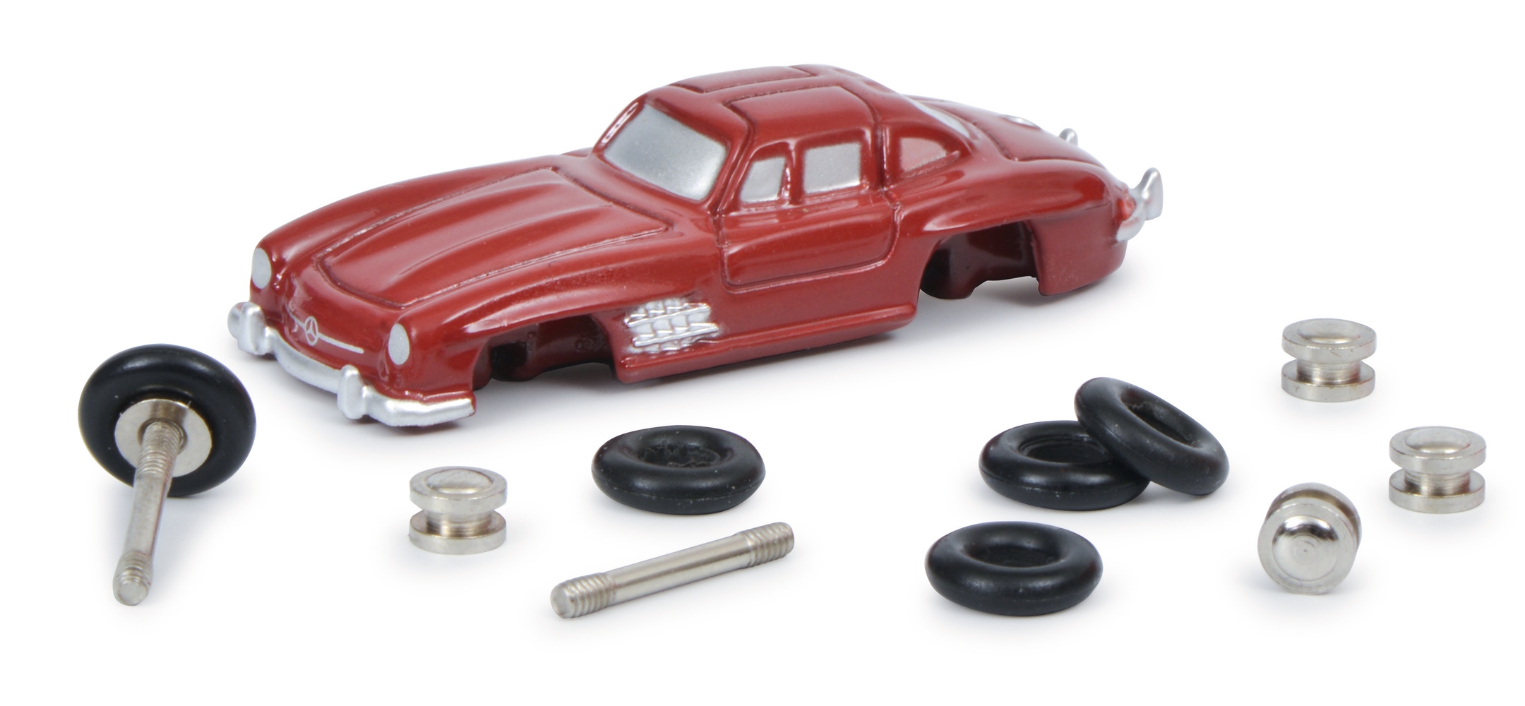 Schuco 450559500 Piccolo Mercedes Benz 300 SL Montagekasten 1:90