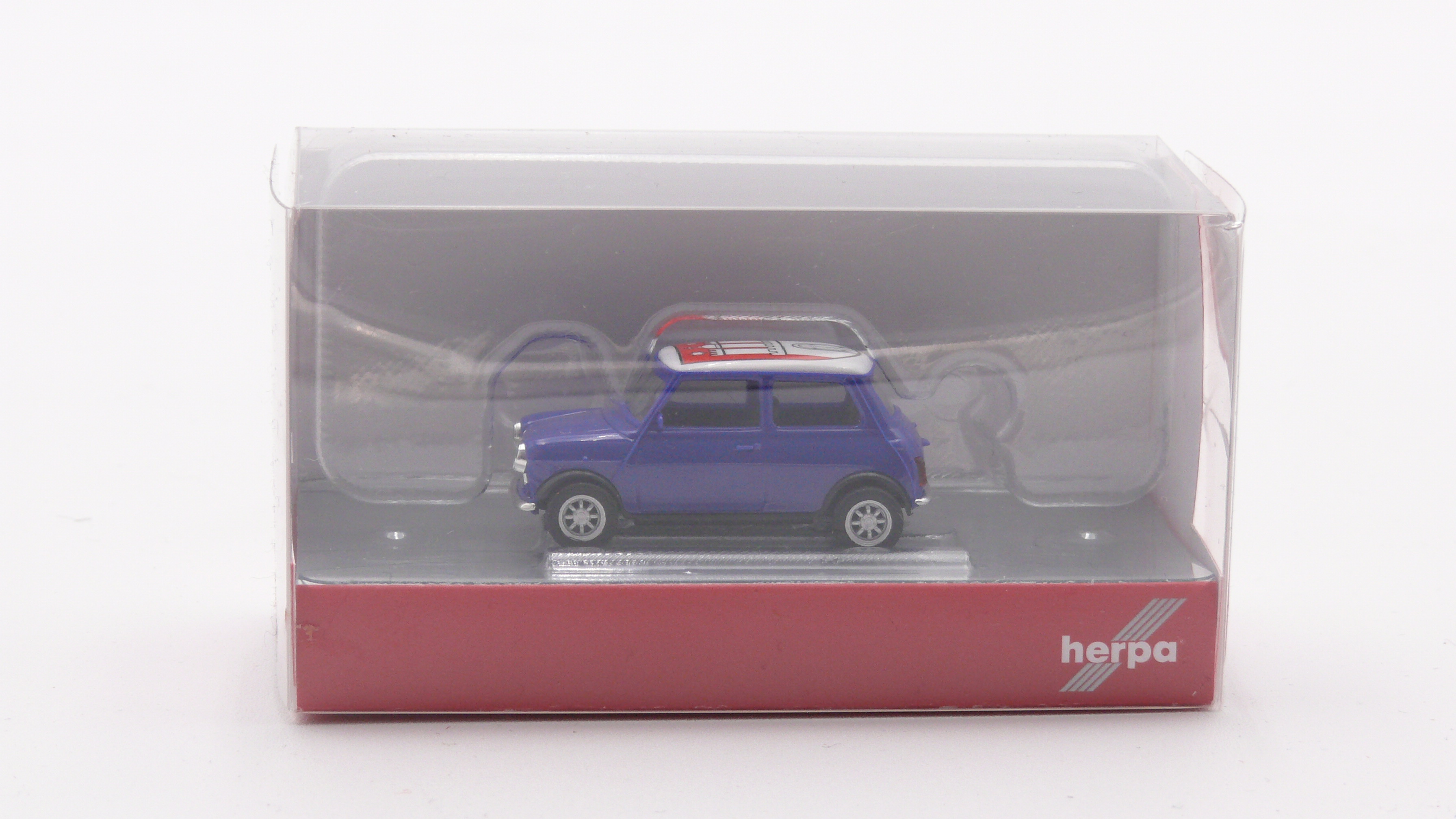 Herpa 955553 Mini Cooper Wappen HH "Exklusiv Wunderland" Modellfahrzeug H0 1:87 