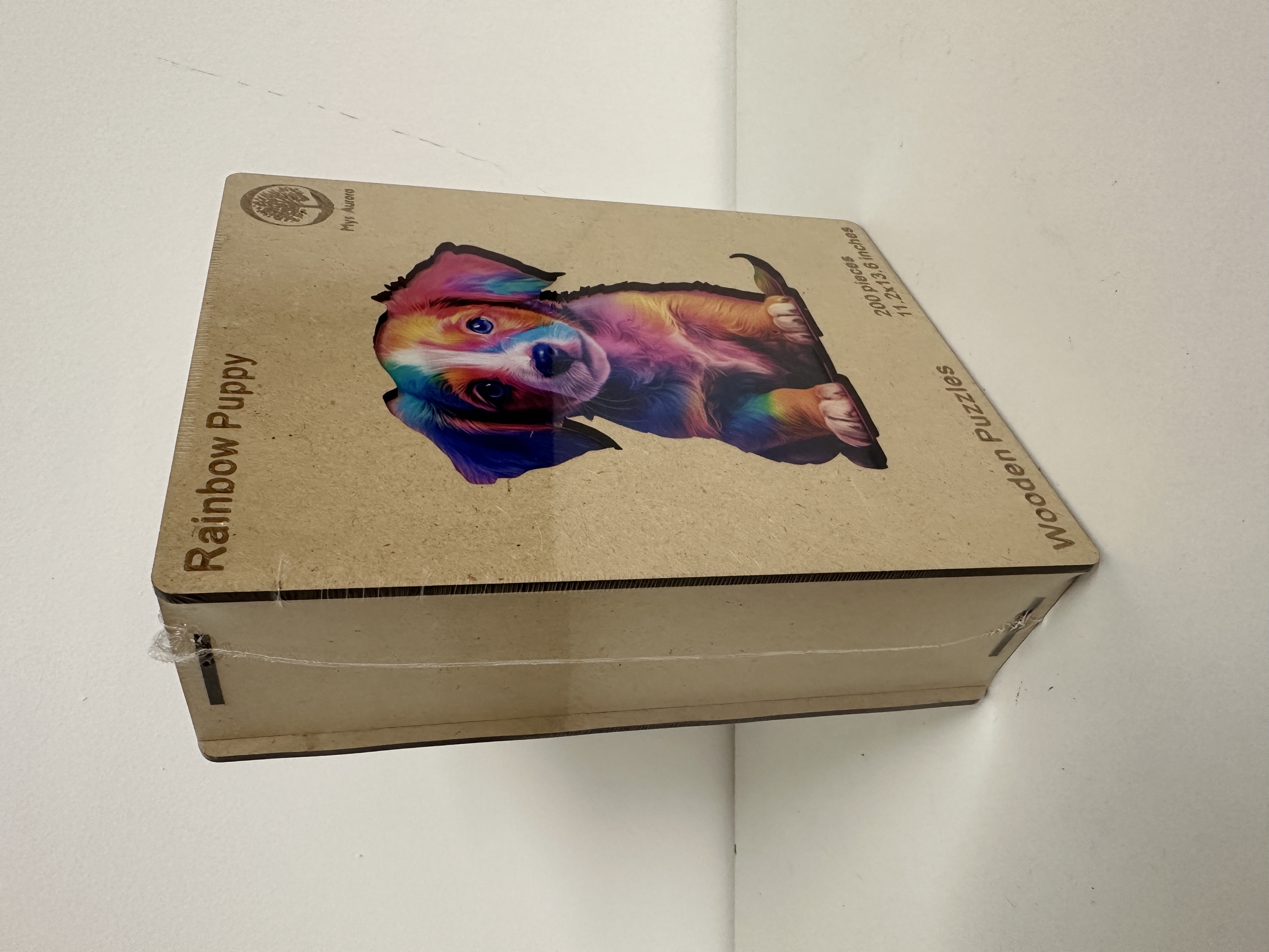 Holzpuzzle - Hund "Rainbow Puppy" - 200 Teile