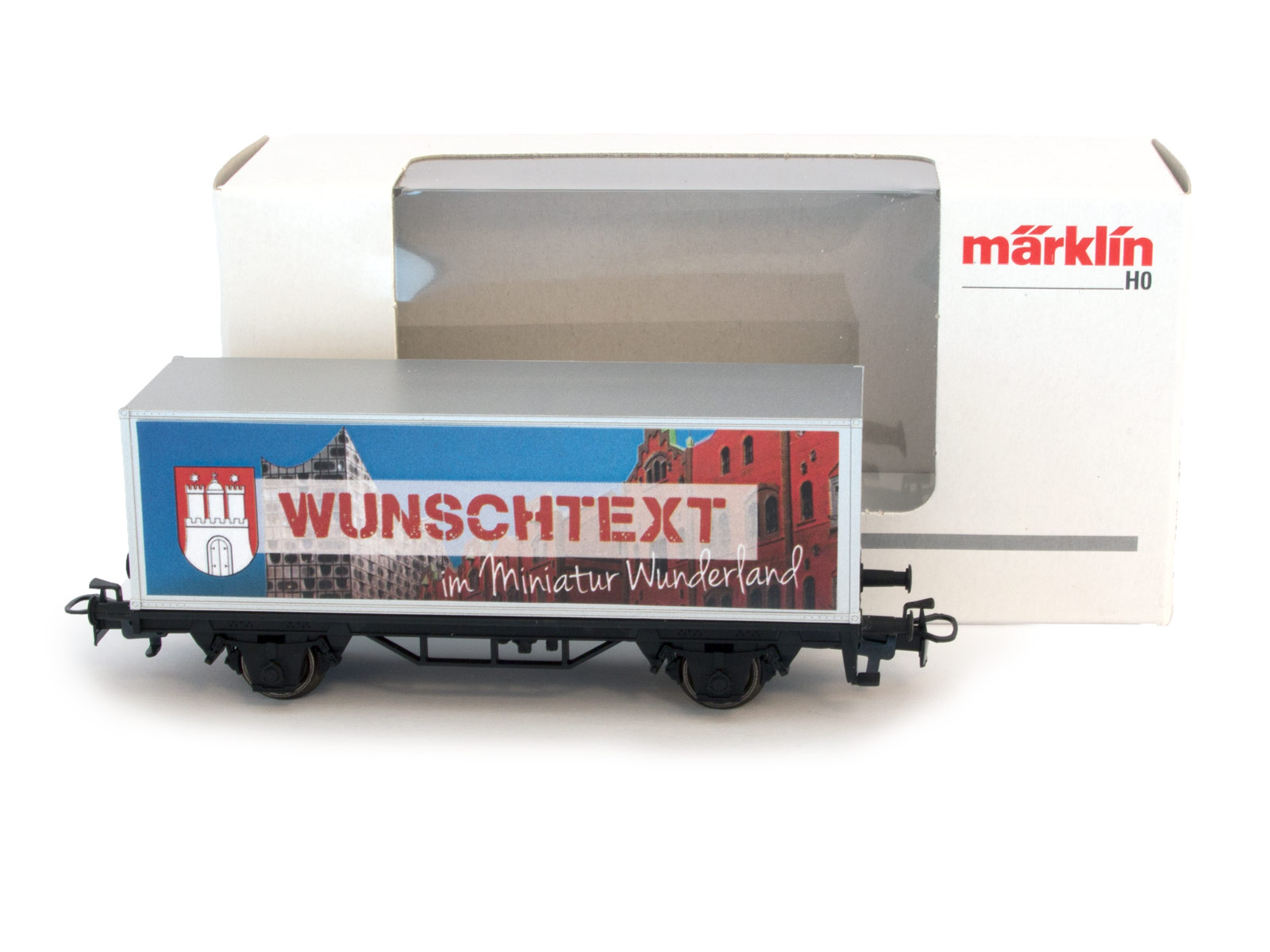 Miniatur Wunderland/Märklin H0 Special Wagon with YOUR NAME Miniatur Wunderland/Märklin H0 Special Wagon with YOUR NAME