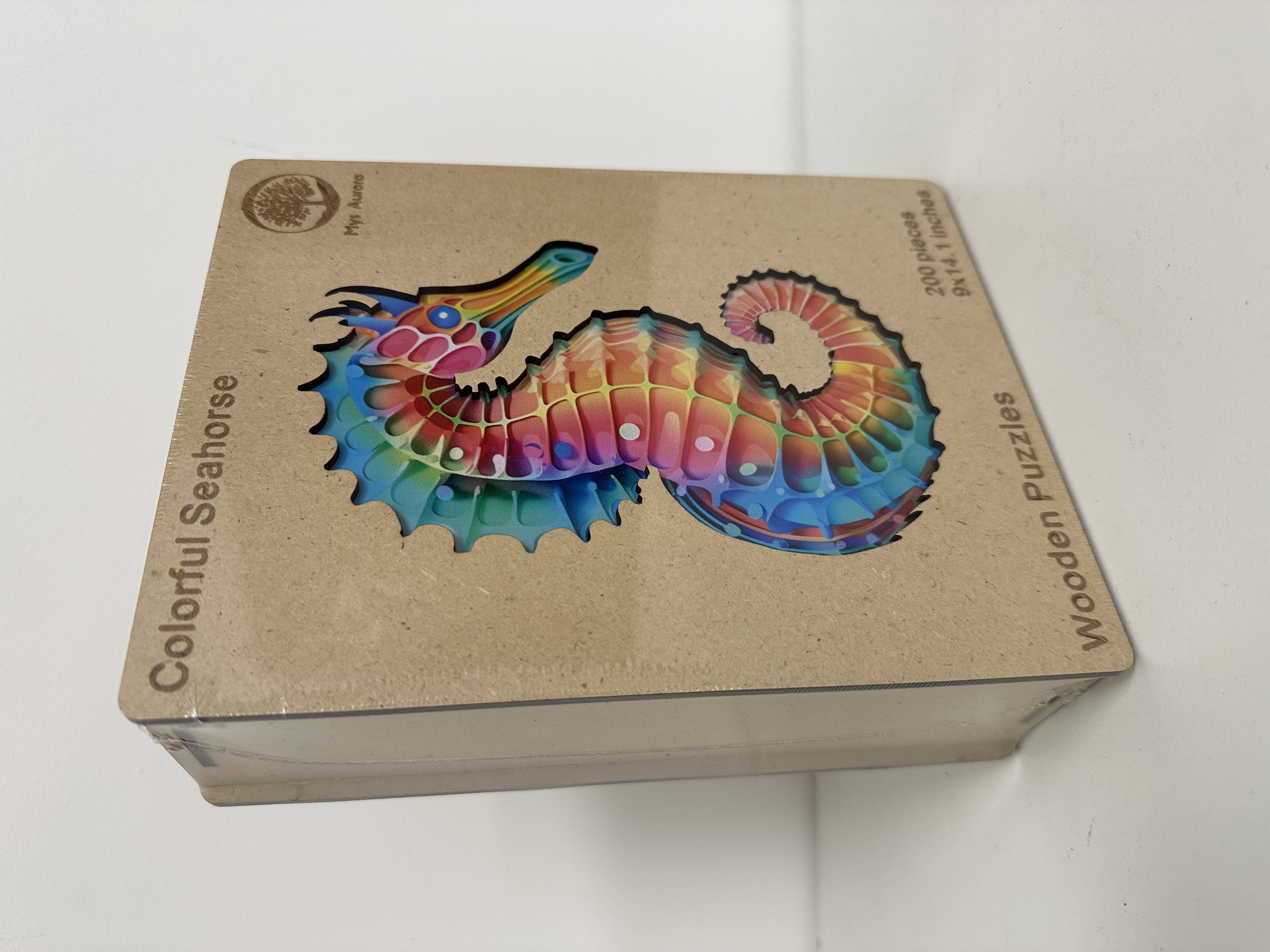 Holzpuzzle - Seepferdchen "Colorful Seahorse" - 200 Teile