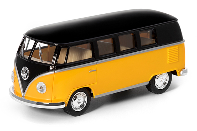 KINSMART VW T1 1962 Volkswagen Classical Bus (Black Roof) Model 1:32