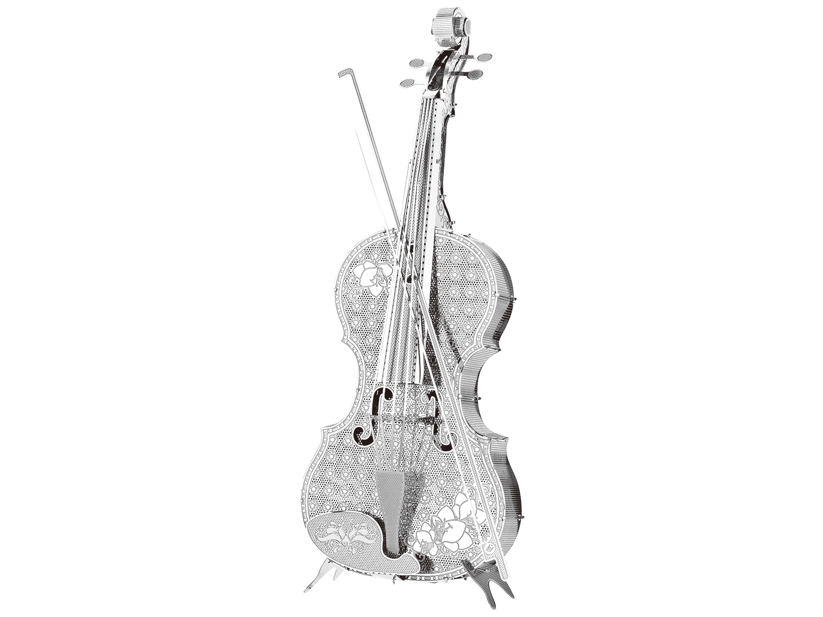 3D Metal Model Violin