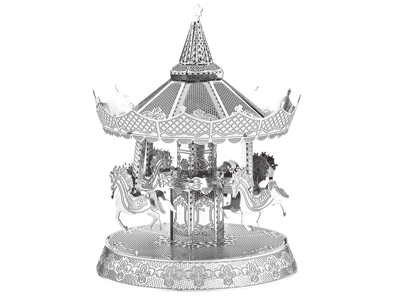 3D Metal Model Merry Go Round