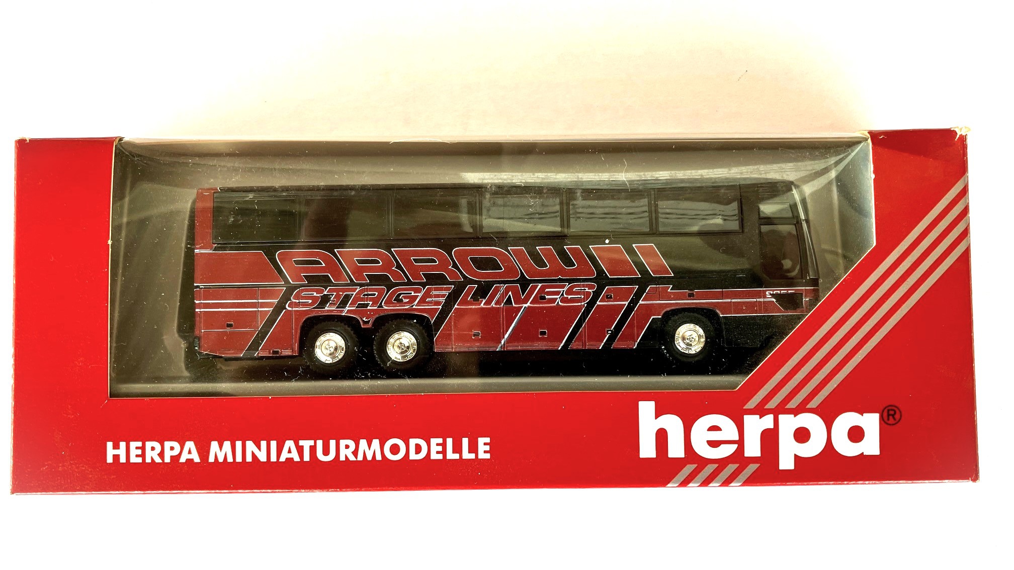 Herpa 173780 Setra 215 Stage Lines Arrow Modellfahrzeug H0 1:87