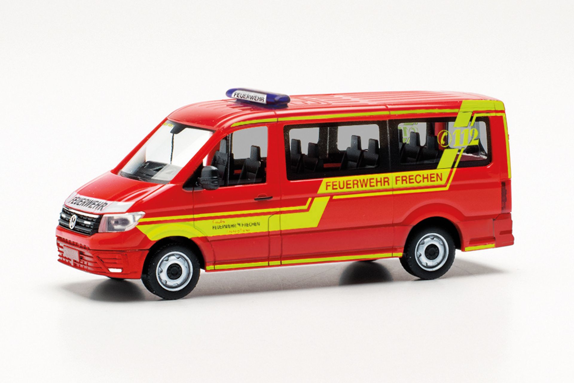 Herpa 097253 VW Crafter FD Bus „Fire-Department Frechen MTW 2“ Model H0 1:87