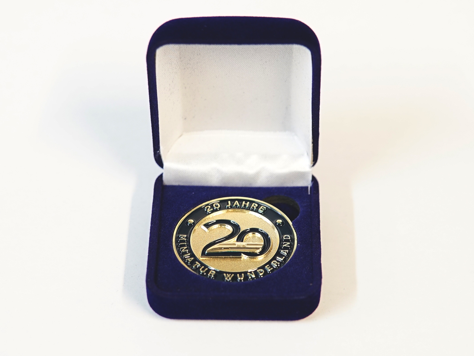 Miniatur Wunderland Coin "20 Jahre Wunderland" in a case