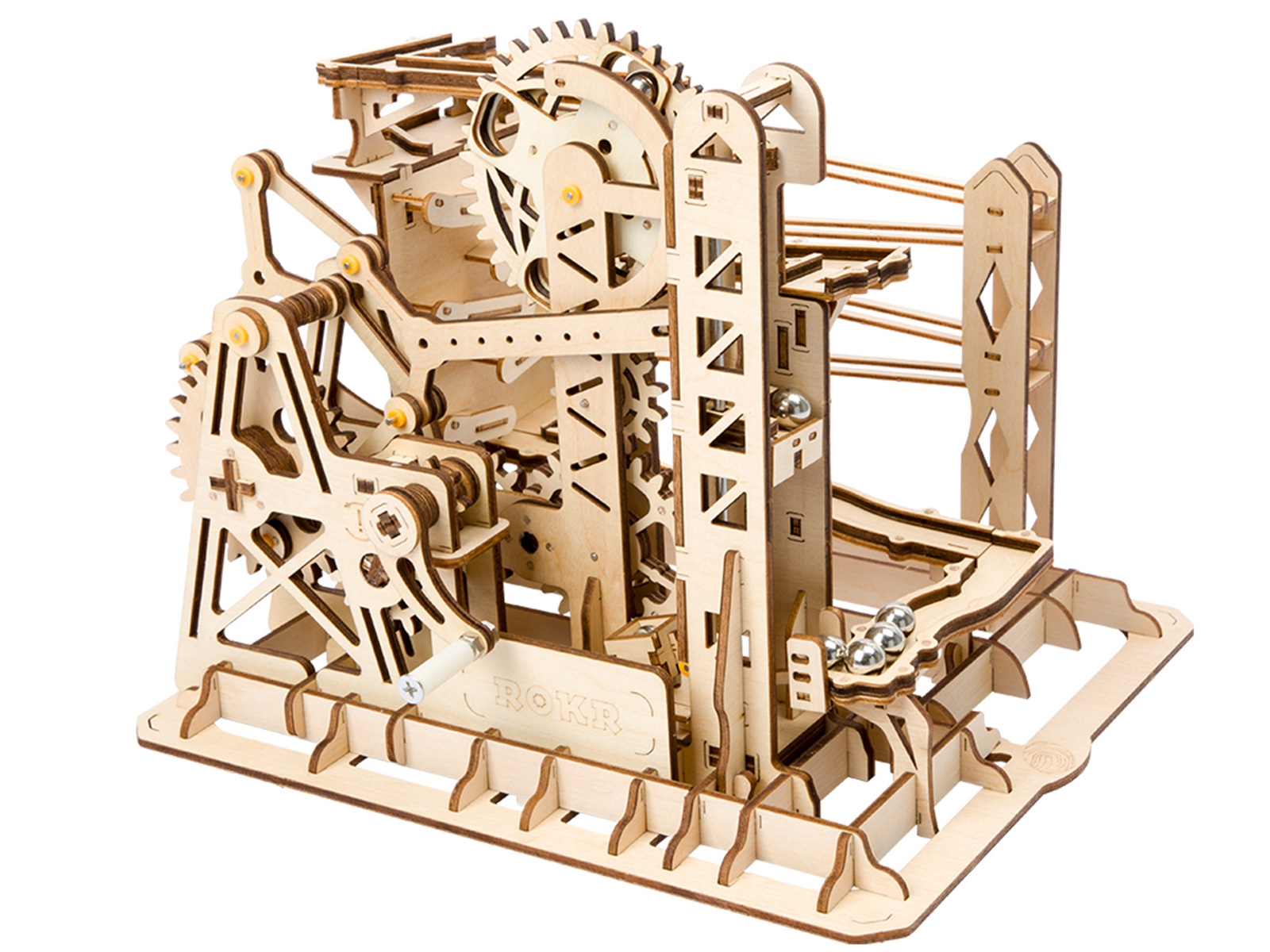 Marblerun 3D Puzzle Wood Lift - Robotime ROKR LG503 Marblerun 3D Puzzle Wood Lift - Robotime ROKR LG503