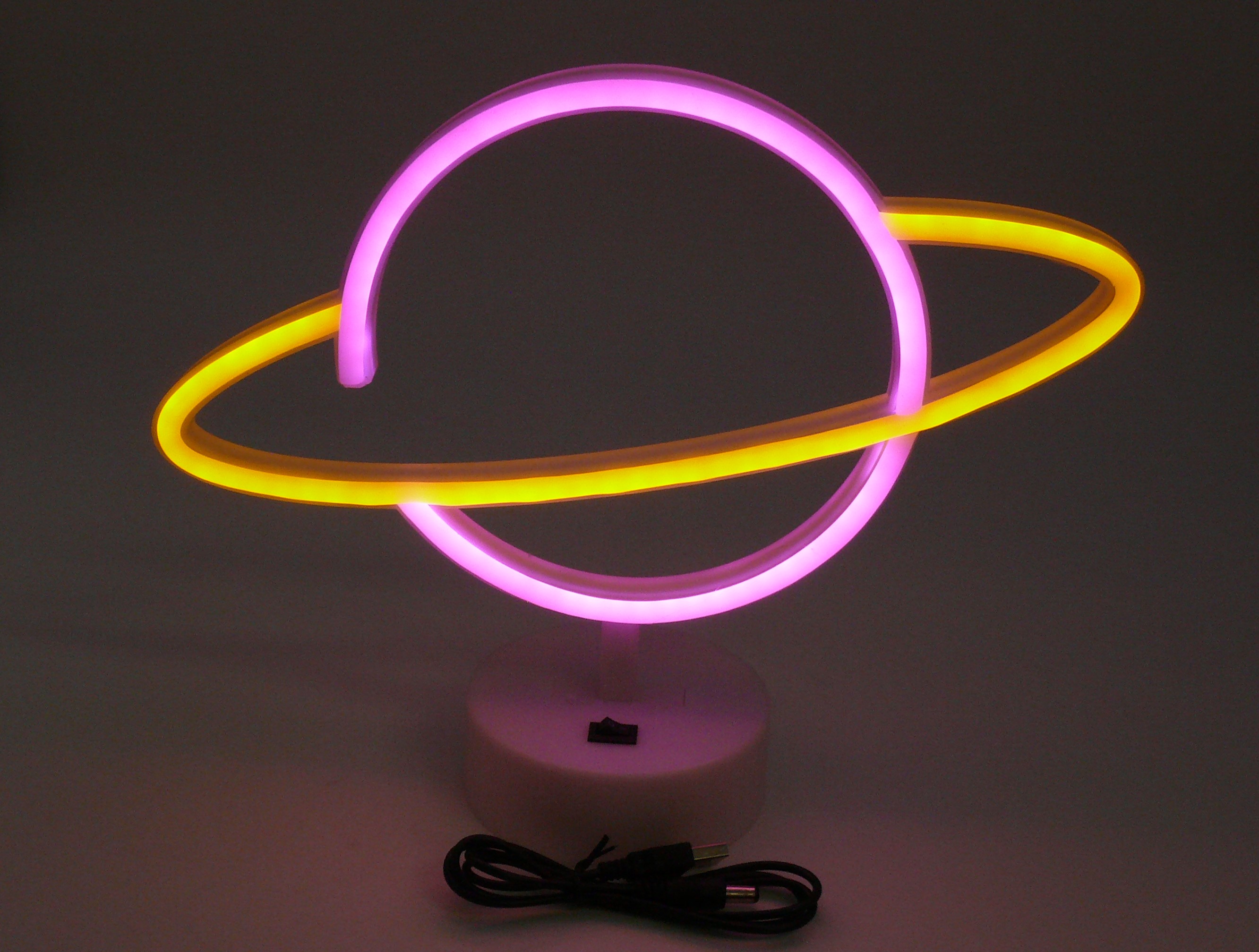 Neonlampe Planet