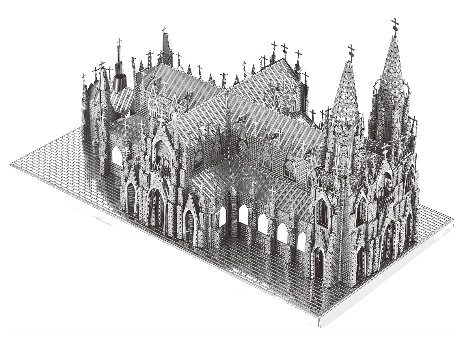 3D Metal Model St Patrick's Cathedral