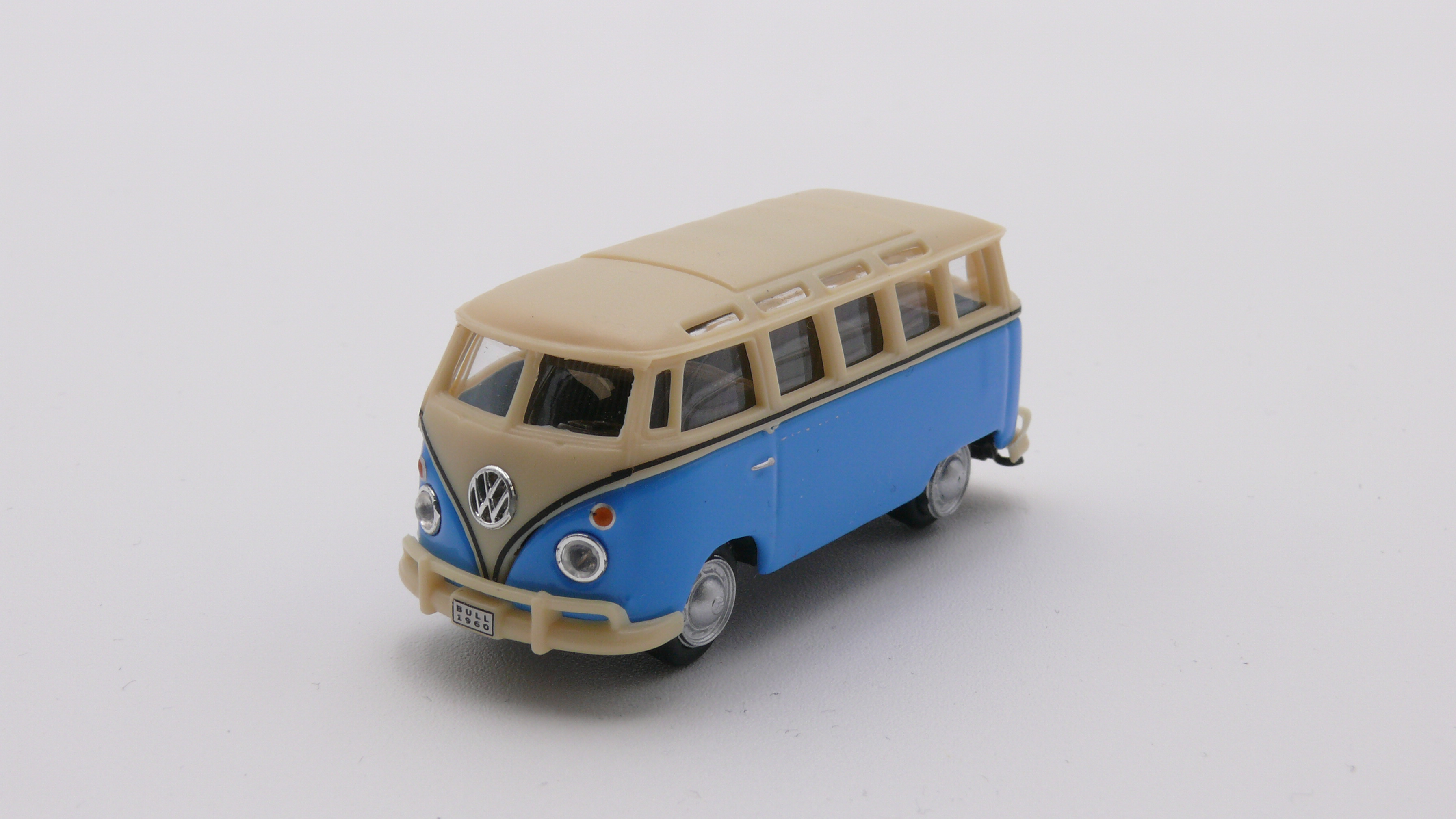 Magnet VW Bus Samba blau / creme