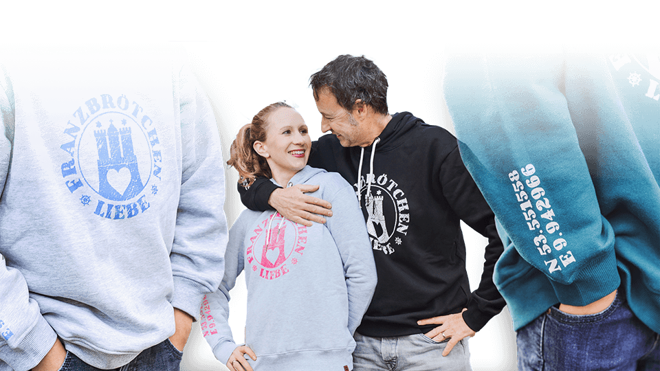 Franzbrötchen-Liebe Hoodies