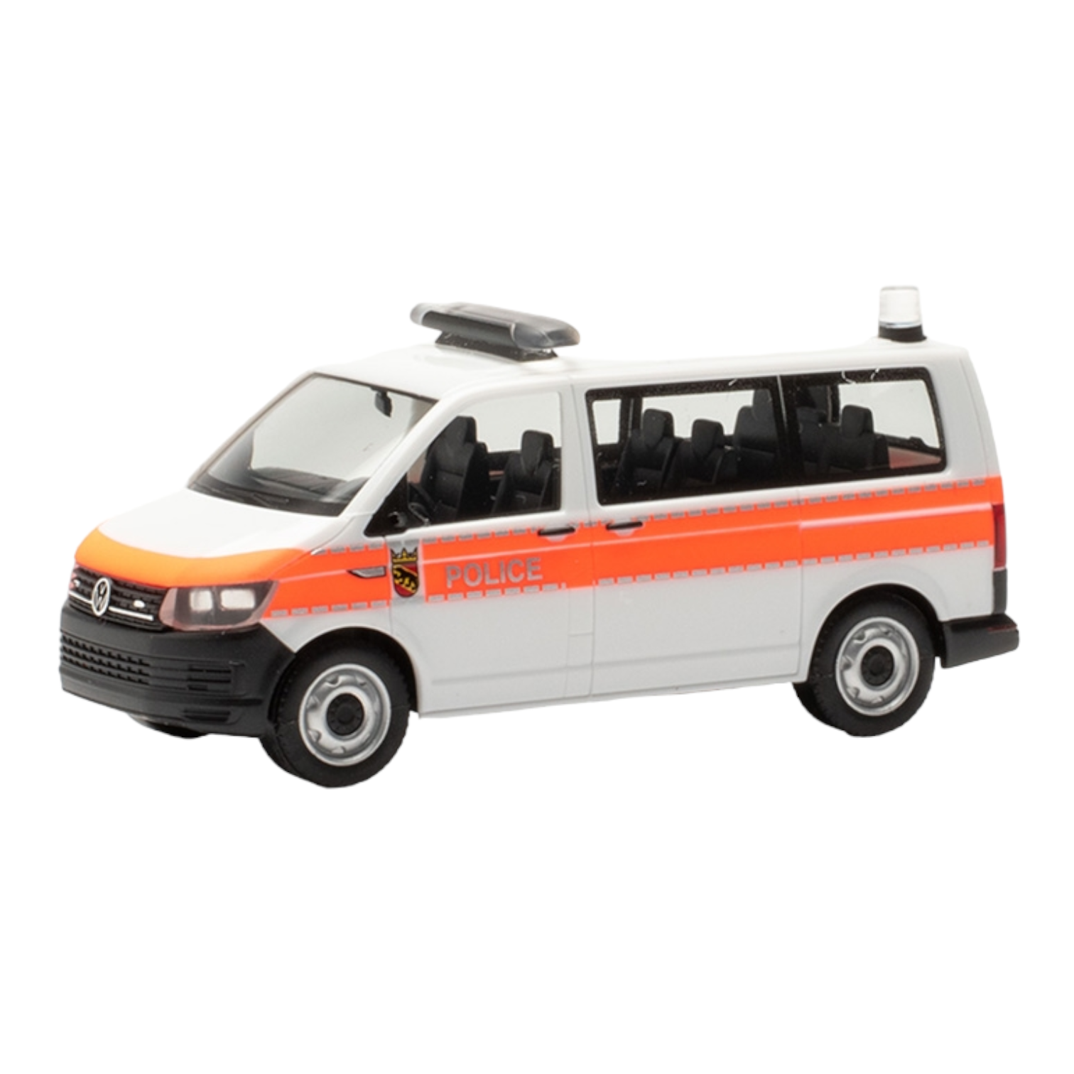 Herpa 96911 VW T6 Bus Police Funkstreifenwagen Bern Modellfahrzeug H0 1:87