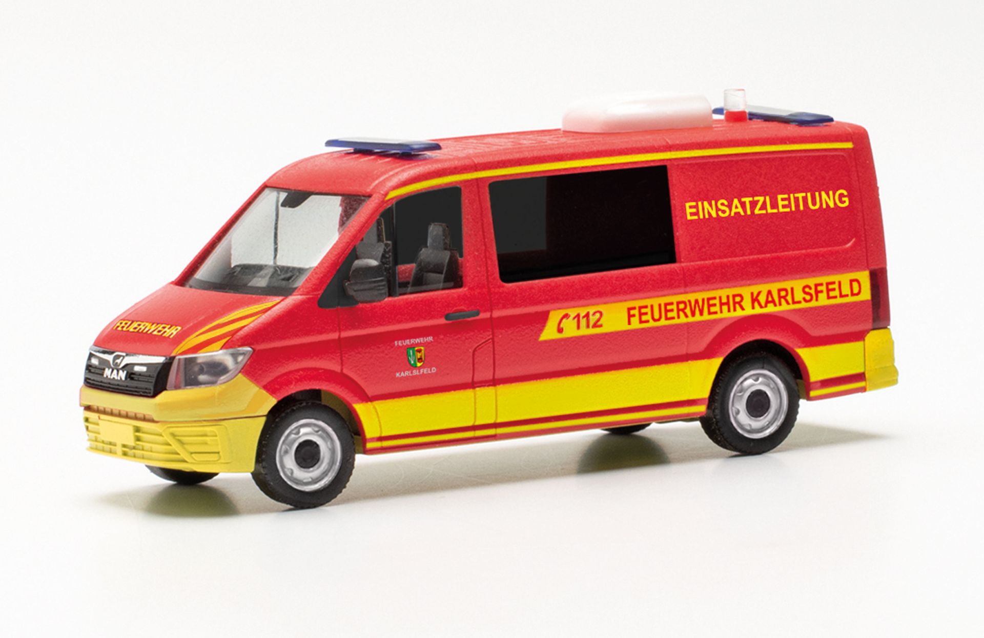 Herpa 096904 MAN TGE FD ELW "FW Karlsfeld" H0 1:87