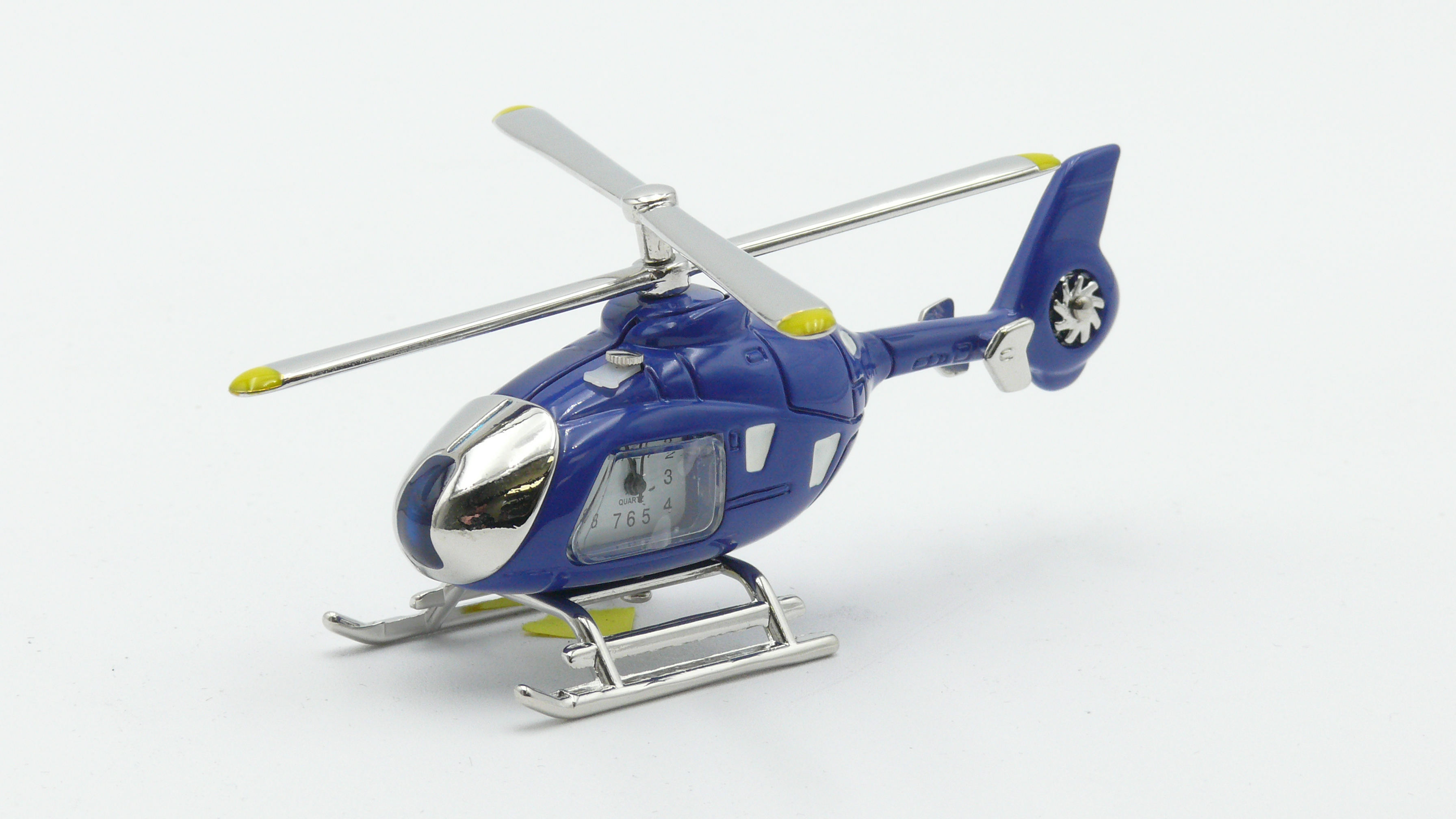 Helicopter Miniature Clock
